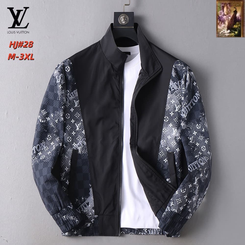Cheap Louis Vuitton Thin Jackets For Men in 217179, $70 USD- [IB217179] - Replica Louis Vuitton Thin Jackets For Men