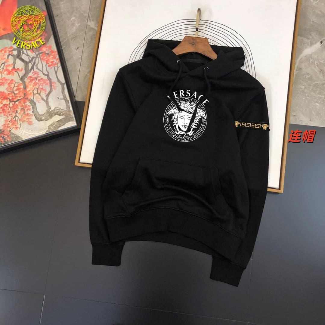 Cheap Versace Hoodies for Men in 217211, $50 USD- [IB217211] - Replica Versace Hoodies for Men
