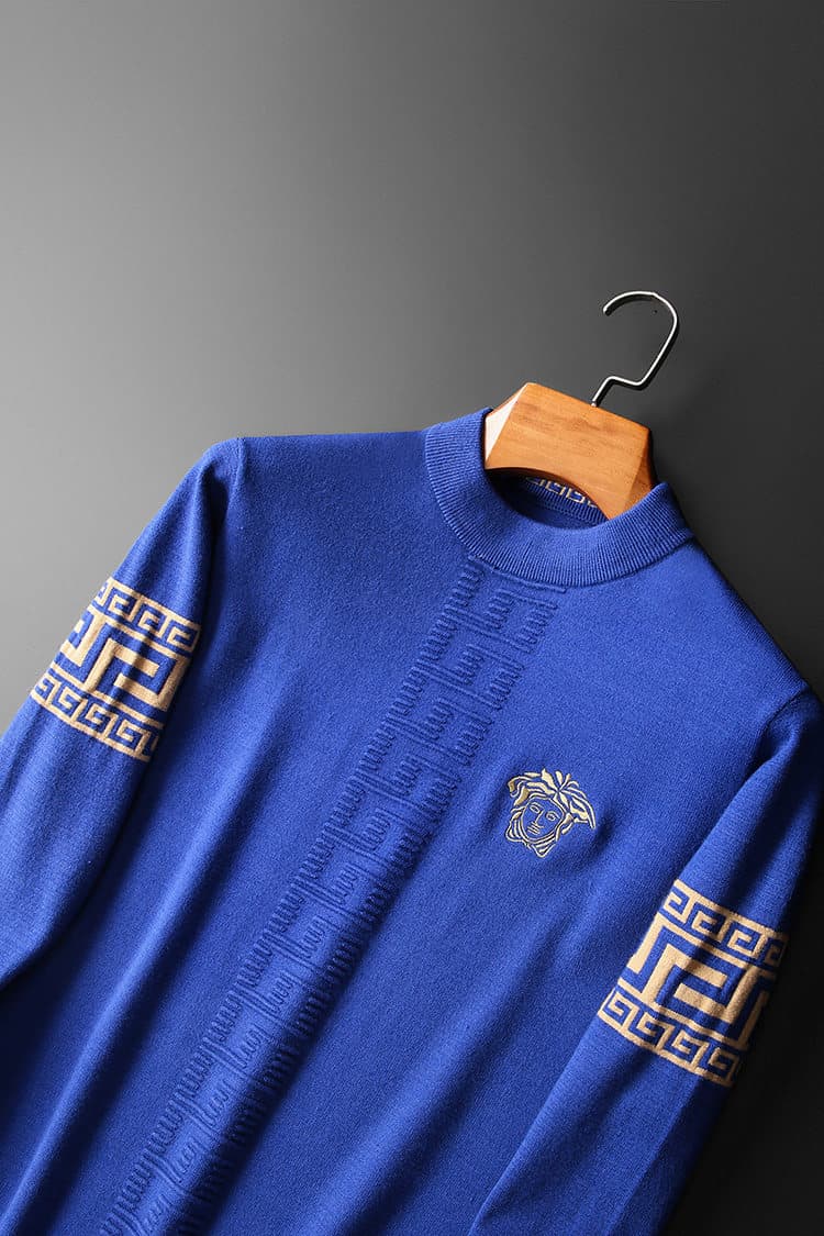 Cheap Versace Sweaters for Men in 217234, $55 USD- [IB217234] - Replica Versace Sweaters for Men