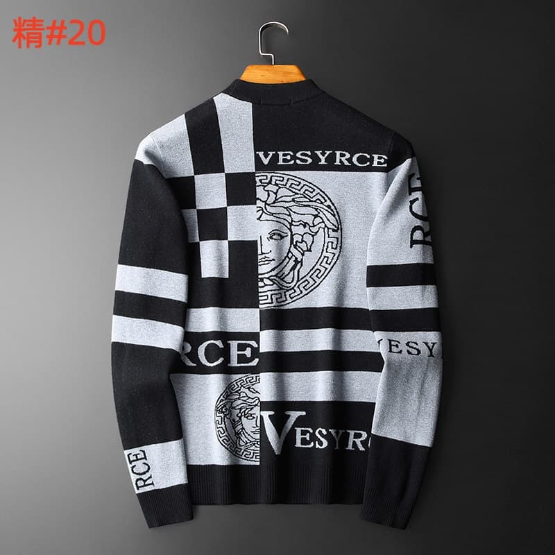 Cheap Versace Sweaters for Men in 217237, $55 USD- [IB217237] - Replica Versace Sweaters for Men