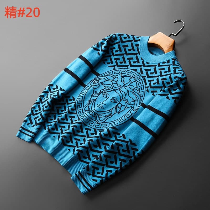 Cheap Versace Sweaters for Men in 217238, $55 USD- [IB217238] - Replica Versace Sweaters for Men