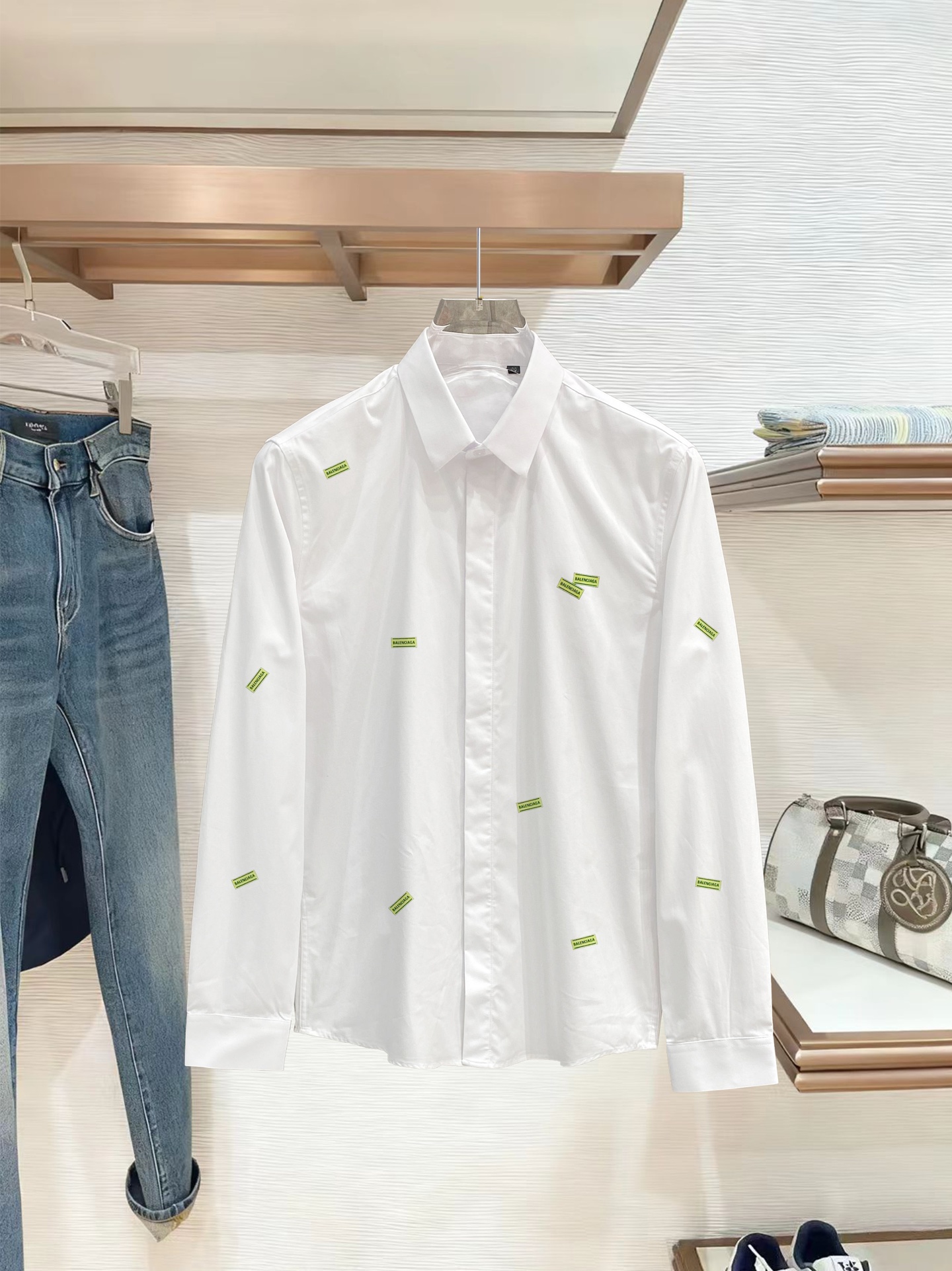 Cheap New Arrivals Balenciaga Shirts For Men in 217248, $60 USD- [IB217248] - Replica Balenciaga polo shirts for Men