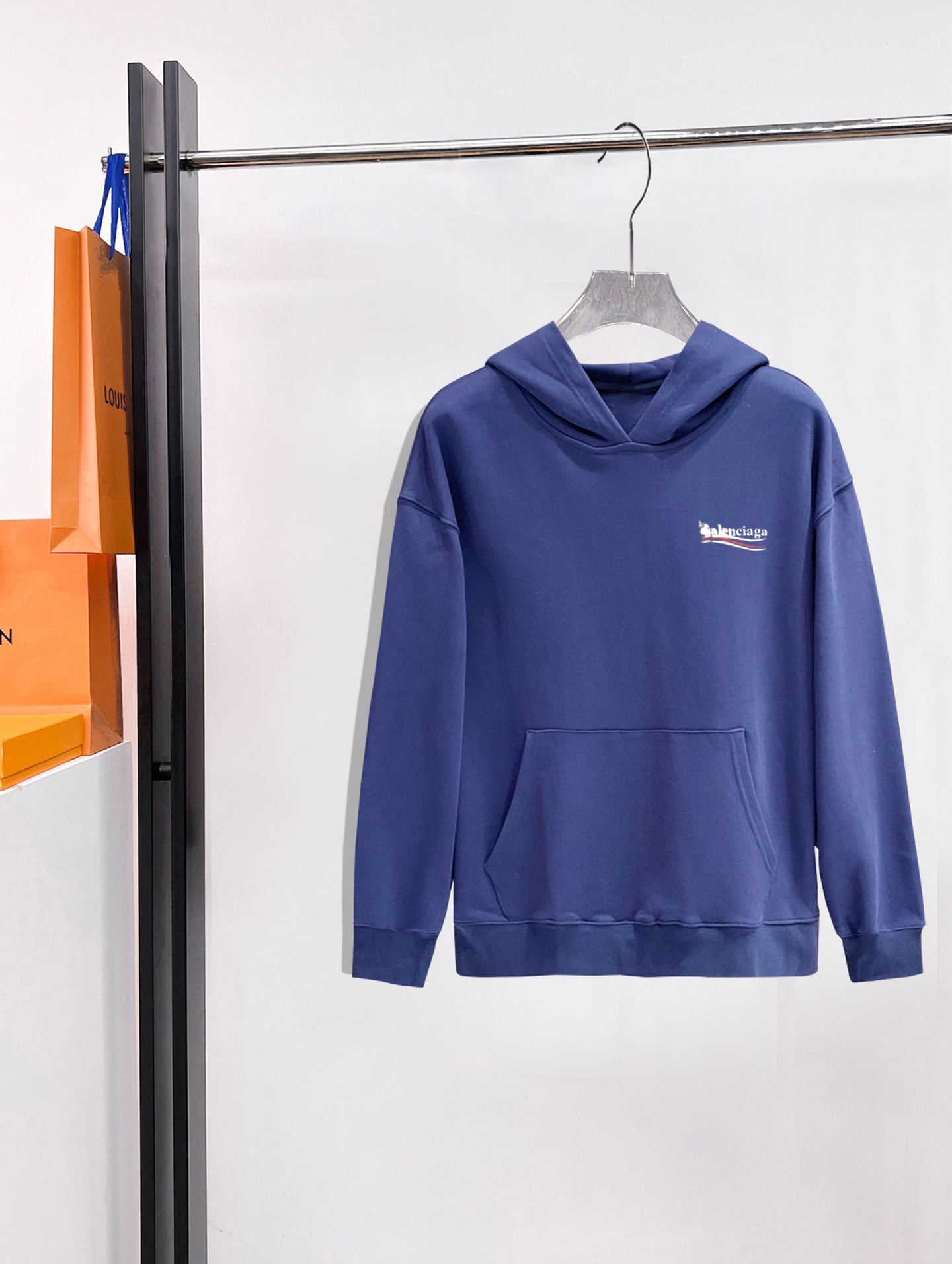 Cheap New Arrivals Balenciaga Hoody Size M-3XL in 217257, $60 USD- [IB217257] - Replica Balenciaga Hoodies for Men