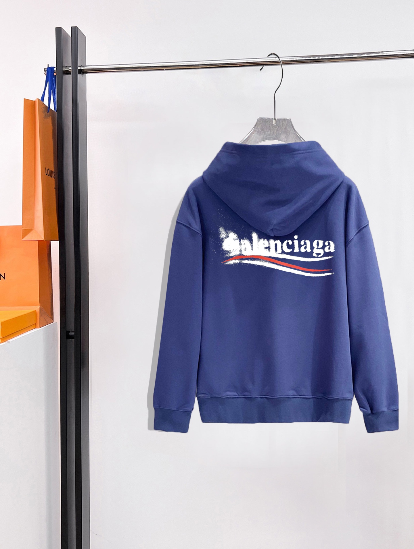 Cheap New Arrivals Balenciaga Hoody Size M-3XL in 217257, $60 USD- [IB217257] - Replica Balenciaga Hoodies for Men