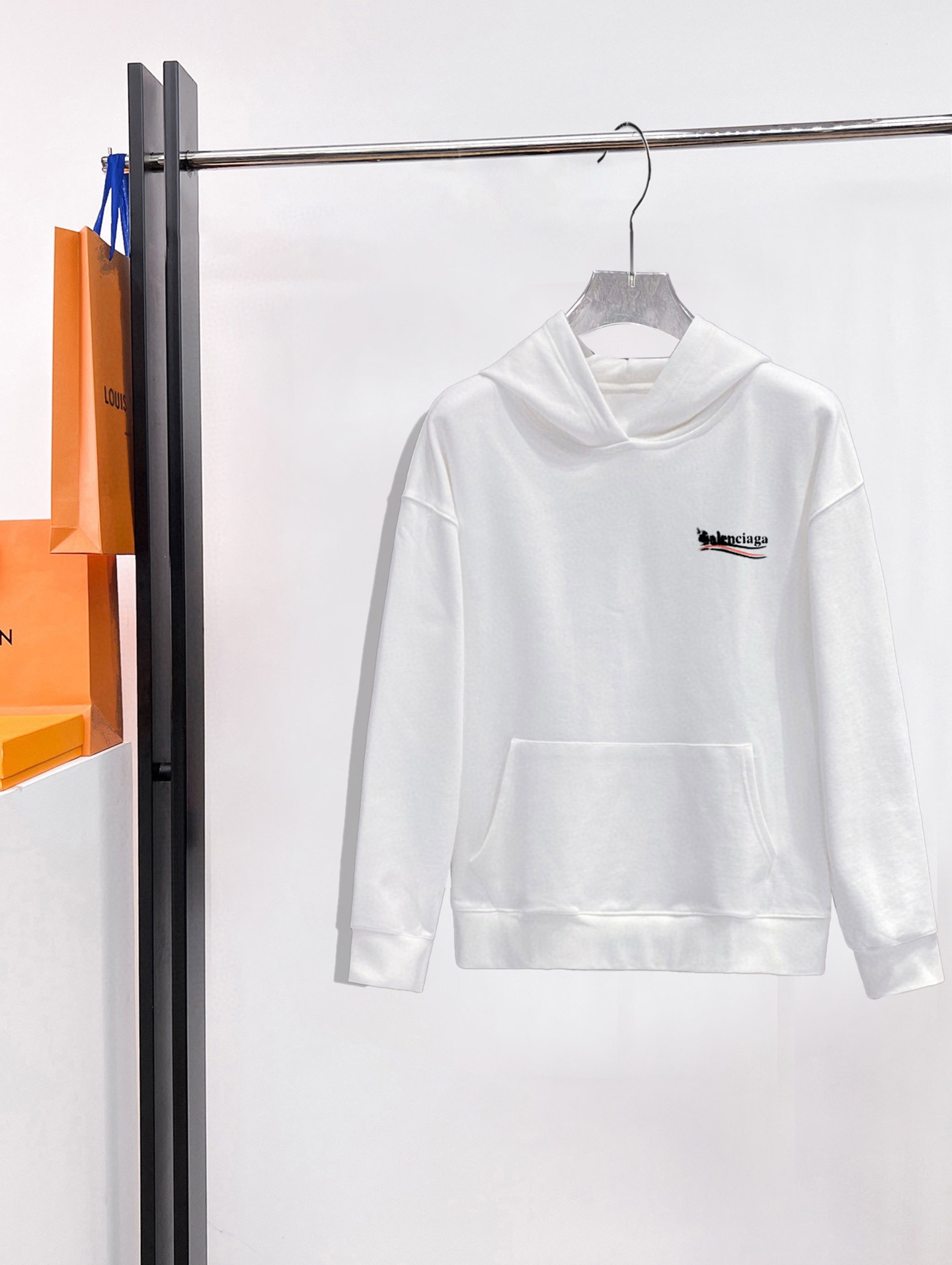 Cheap New Arrivals Balenciaga Hoody Size M-3XL in 217258, $60 USD- [IB217258] - Replica Balenciaga Hoodies for Men