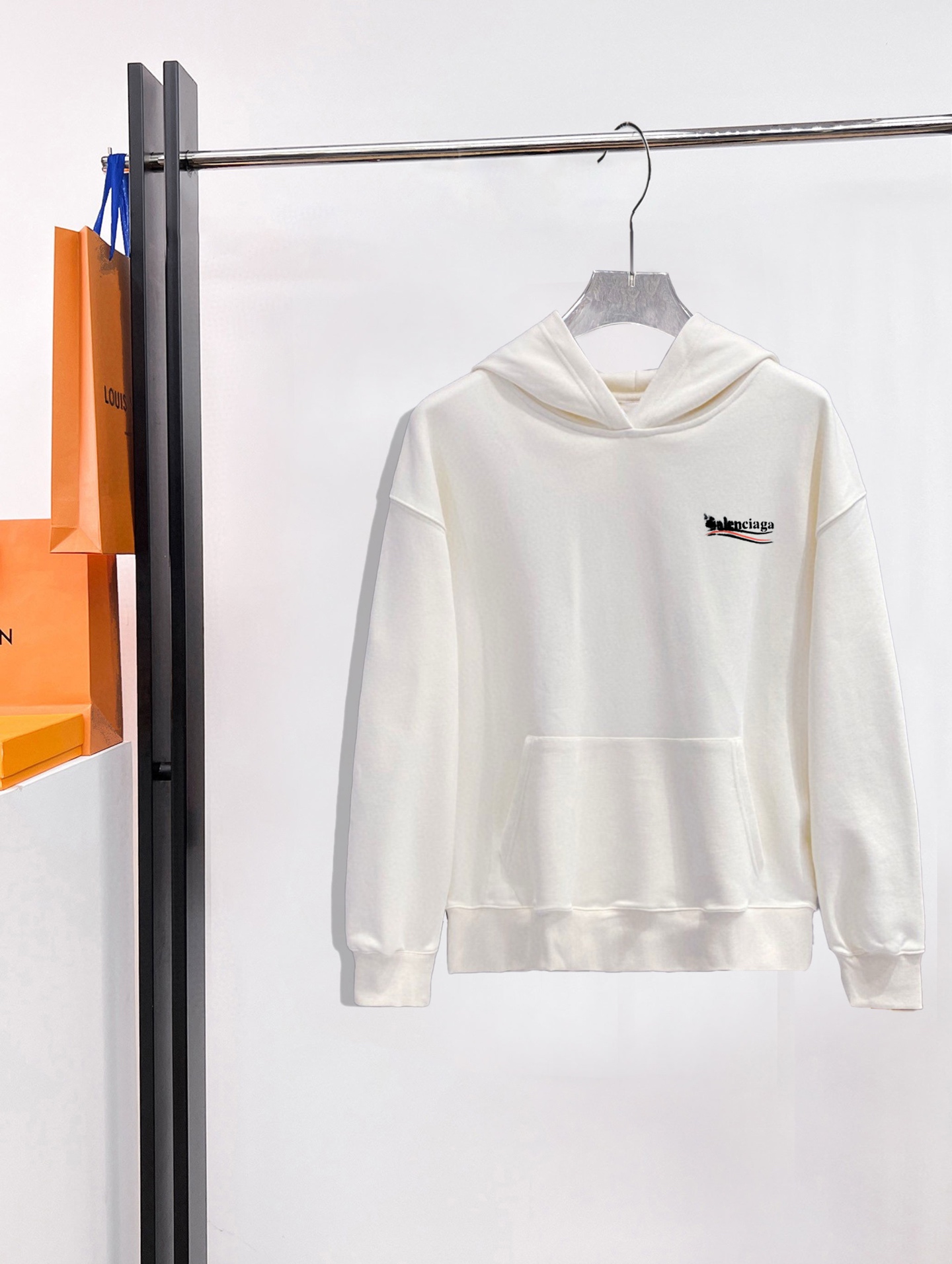 Cheap New Arrivals Balenciaga Hoody Size M-3XL in 217259, $60 USD- [IB217259] - Replica Balenciaga Hoodies for Men