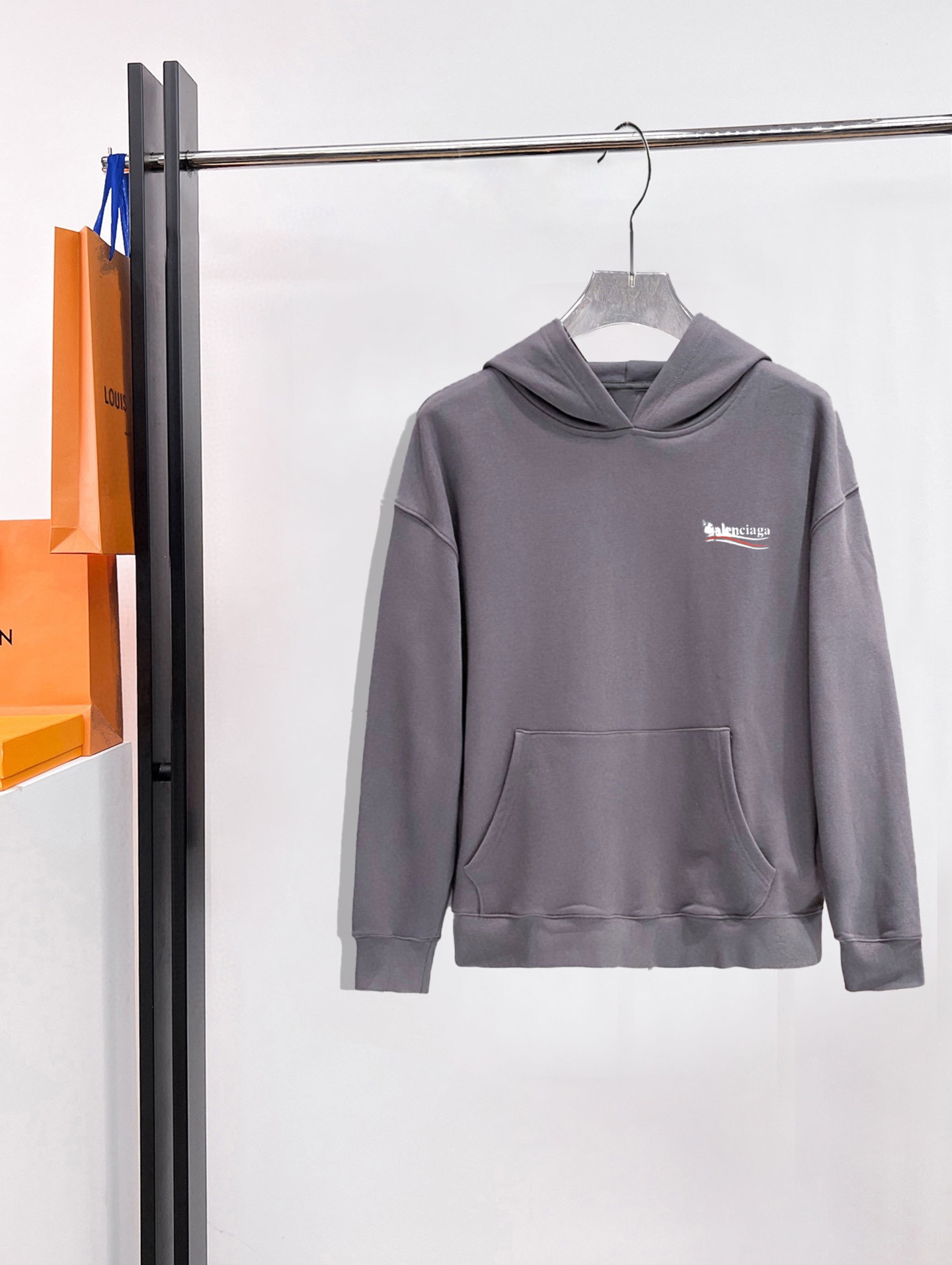 Cheap New Arrivals Balenciaga Hoody Size M-3XL in 217261, $60 USD- [IB217261] - Replica Balenciaga Hoodies for Men