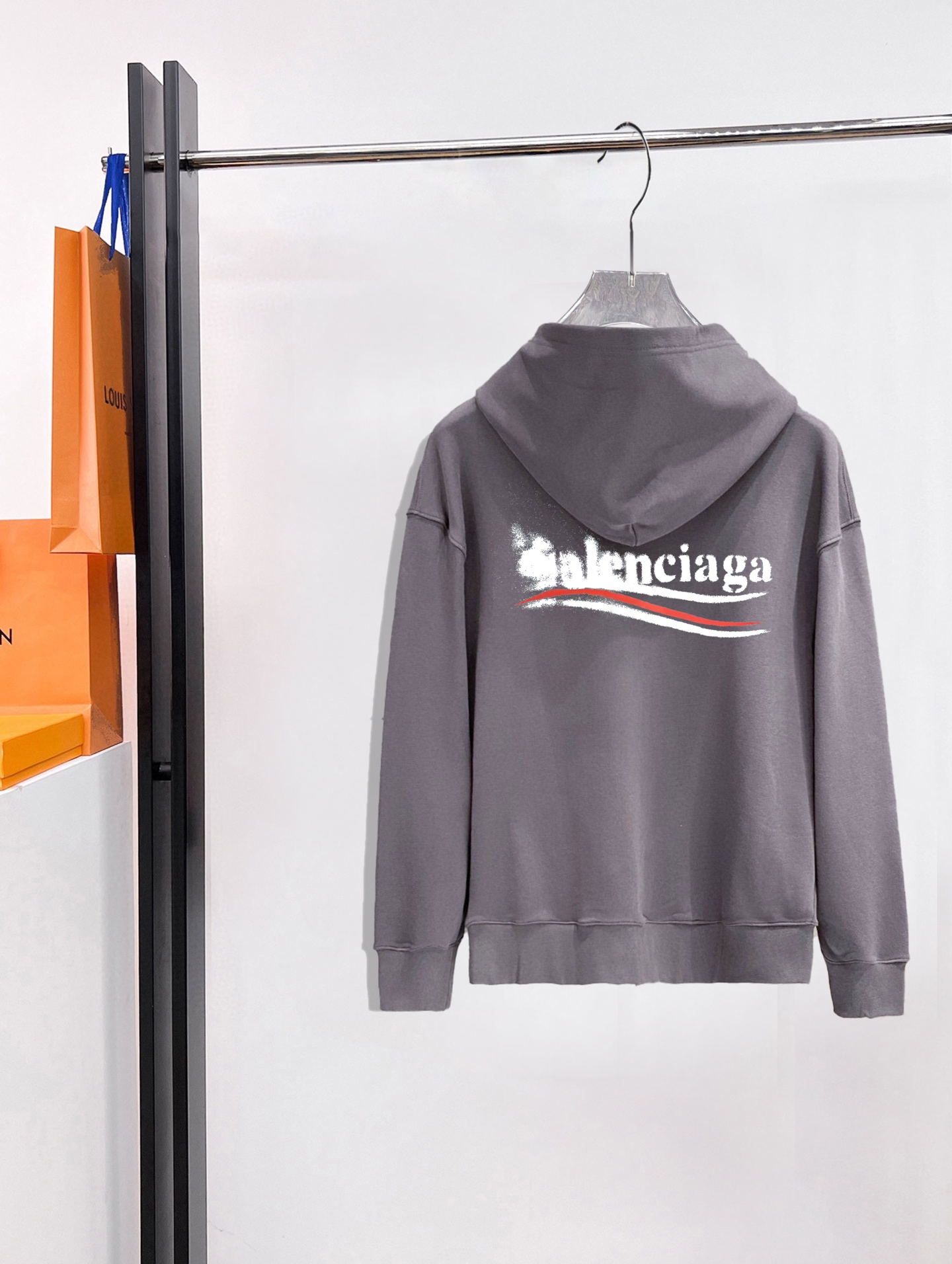 Cheap New Arrivals Balenciaga Hoody Size M-3XL in 217261, $60 USD- [IB217261] - Replica Balenciaga Hoodies for Men