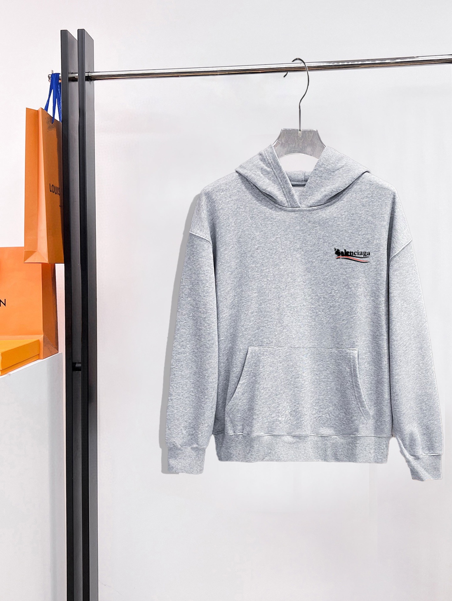Cheap New Arrivals Balenciaga Hoody Size M-3XL in 217262, $60 USD- [IB217262] - Replica Balenciaga Hoodies for Men