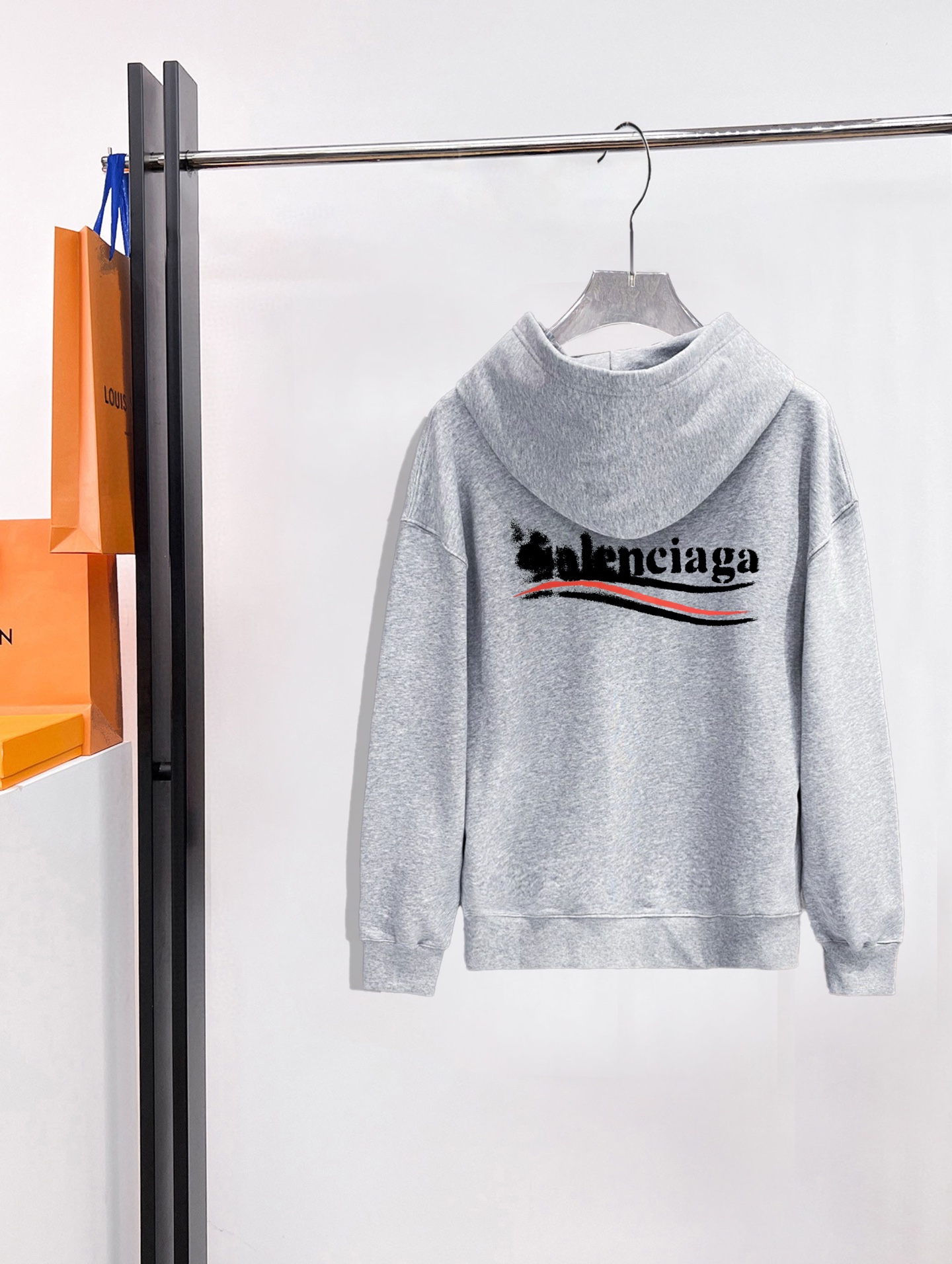 Cheap New Arrivals Balenciaga Hoody Size M-3XL in 217262, $60 USD- [IB217262] - Replica Balenciaga Hoodies for Men