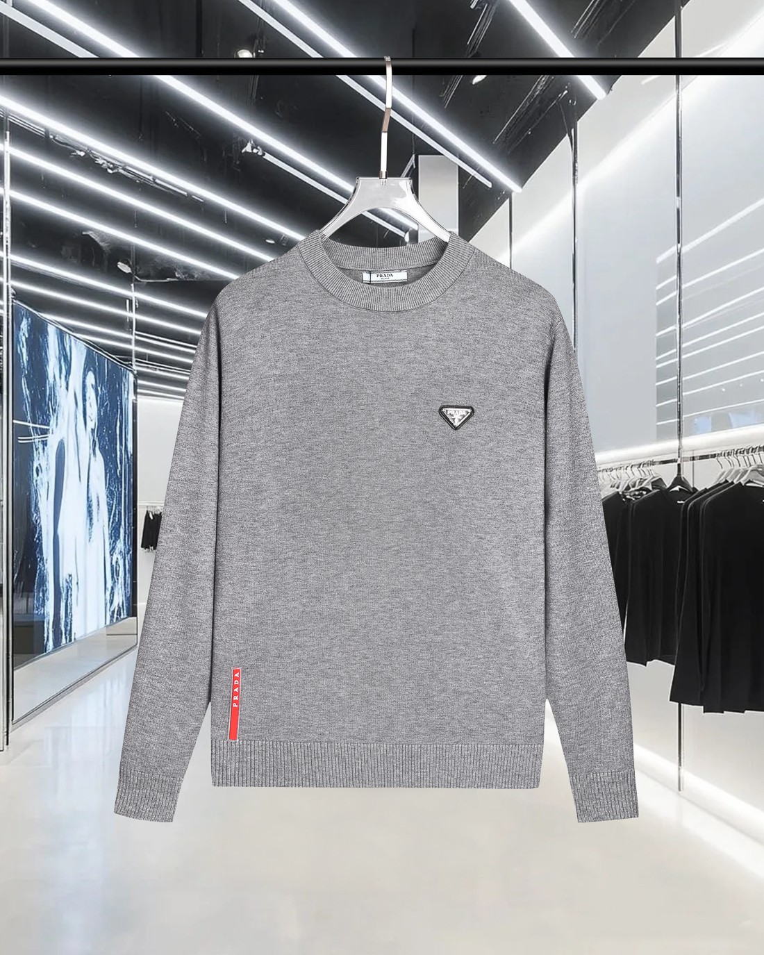 Cheap Prado Sweaters for Men in 217285, $60 USD- [IB217285] - Replica Prado Sweaters for Men