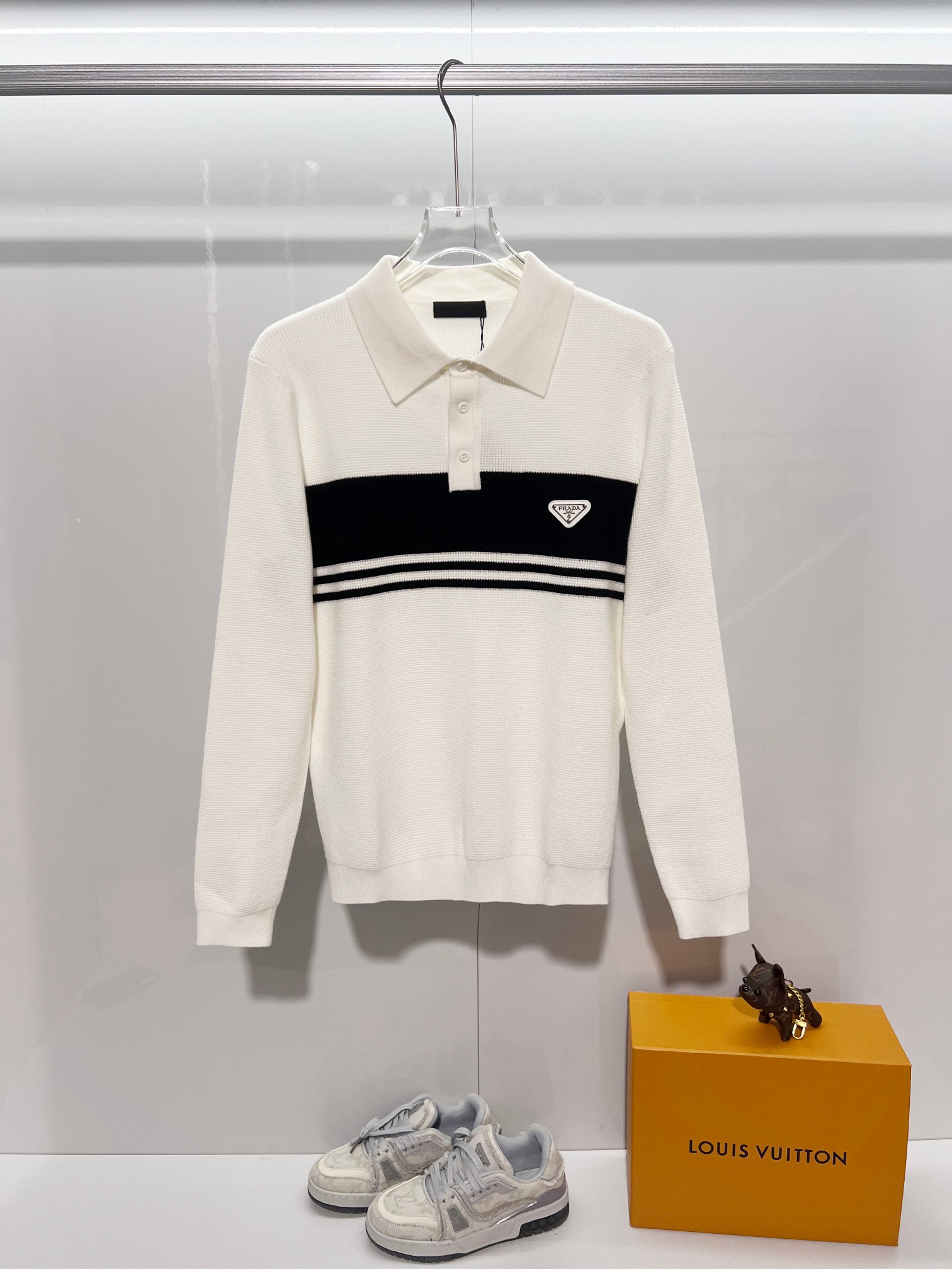 Cheap Prado Sweaters for Men in 217293, $60 USD- [IB217293] - Replica Prado Sweaters for Men