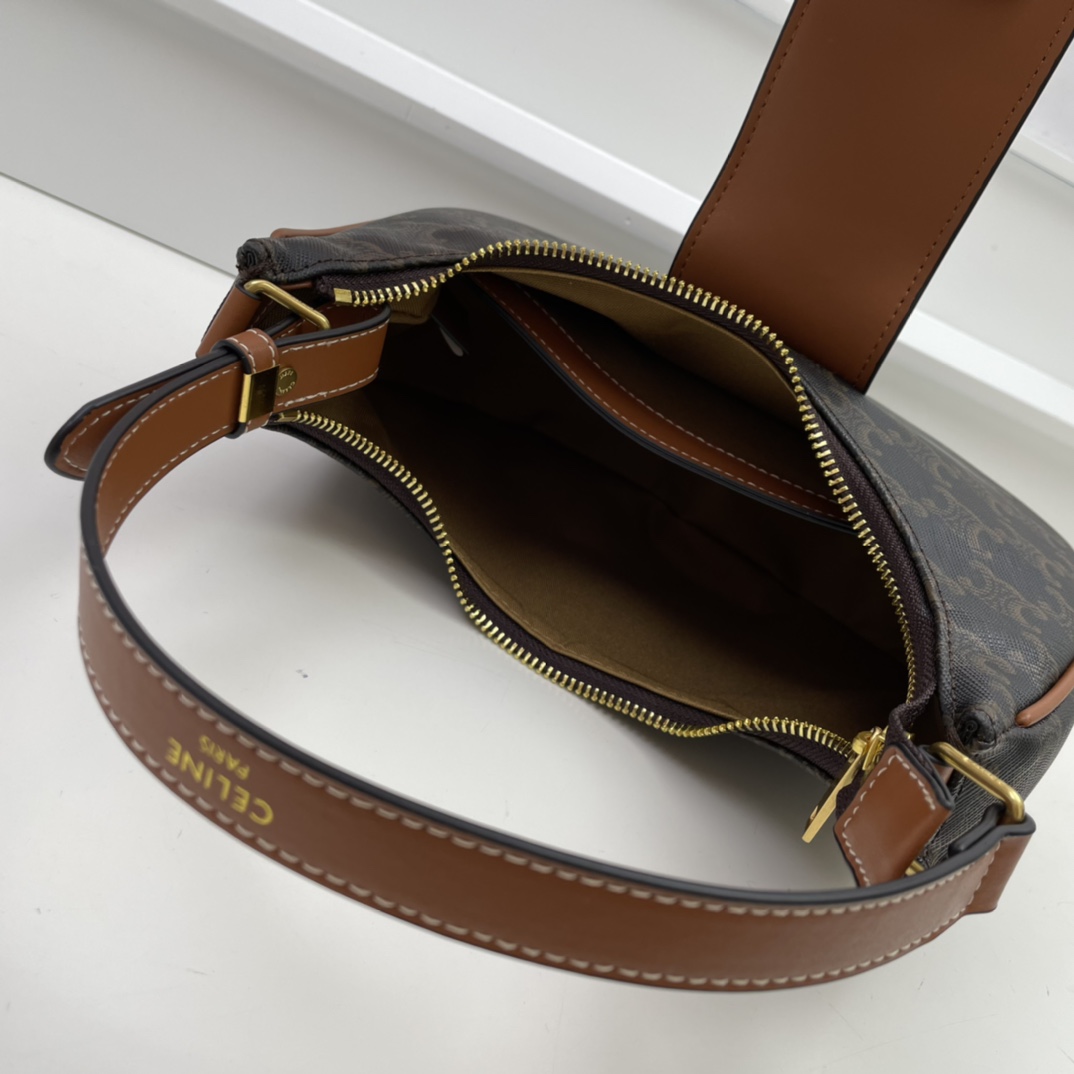 Cheap New Celine crescent-shaped bag in 217343, $95 USD- [IB217343] - Replica CELINE AAA Quality Handbags