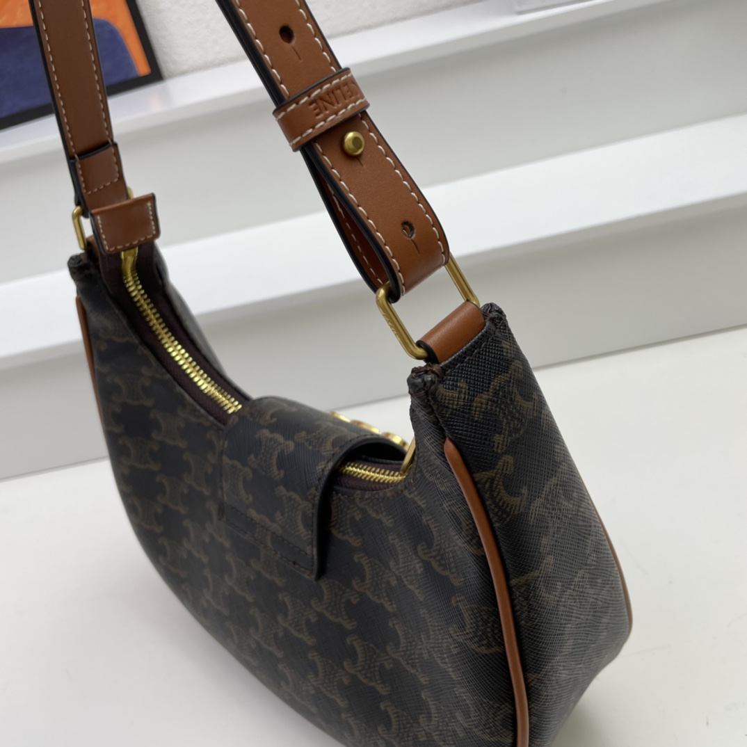 Cheap New Celine crescent-shaped bag in 217343, $95 USD- [IB217343] - Replica CELINE AAA Quality Handbags