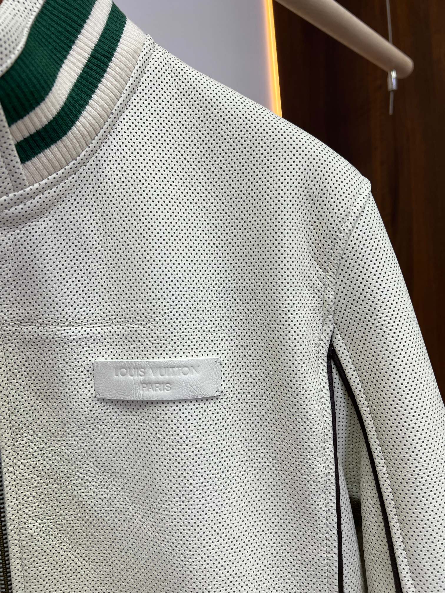 Cheap New Arrivals Louis Vuitton Top quality Leather Jackets For Men in 217451, $420 USD- [IB217451] - Replica Louis Vuitton Thick Jackets For Men