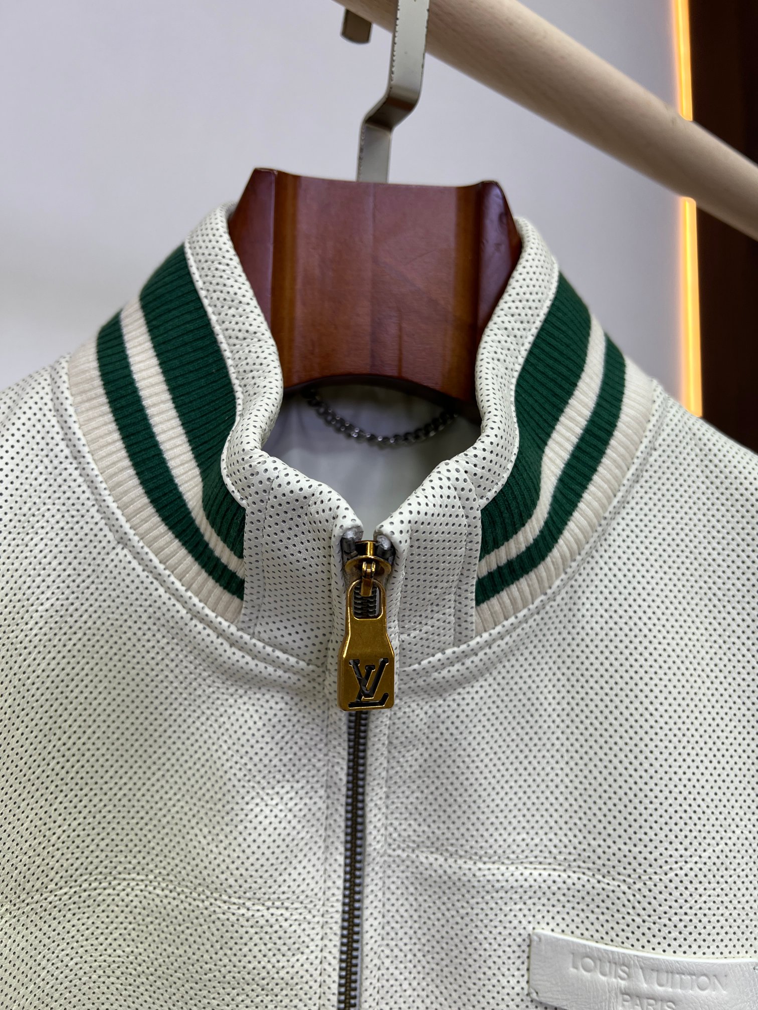 Cheap New Arrivals Louis Vuitton Top quality Leather Jackets For Men in 217451, $420 USD- [IB217451] - Replica Louis Vuitton Thick Jackets For Men
