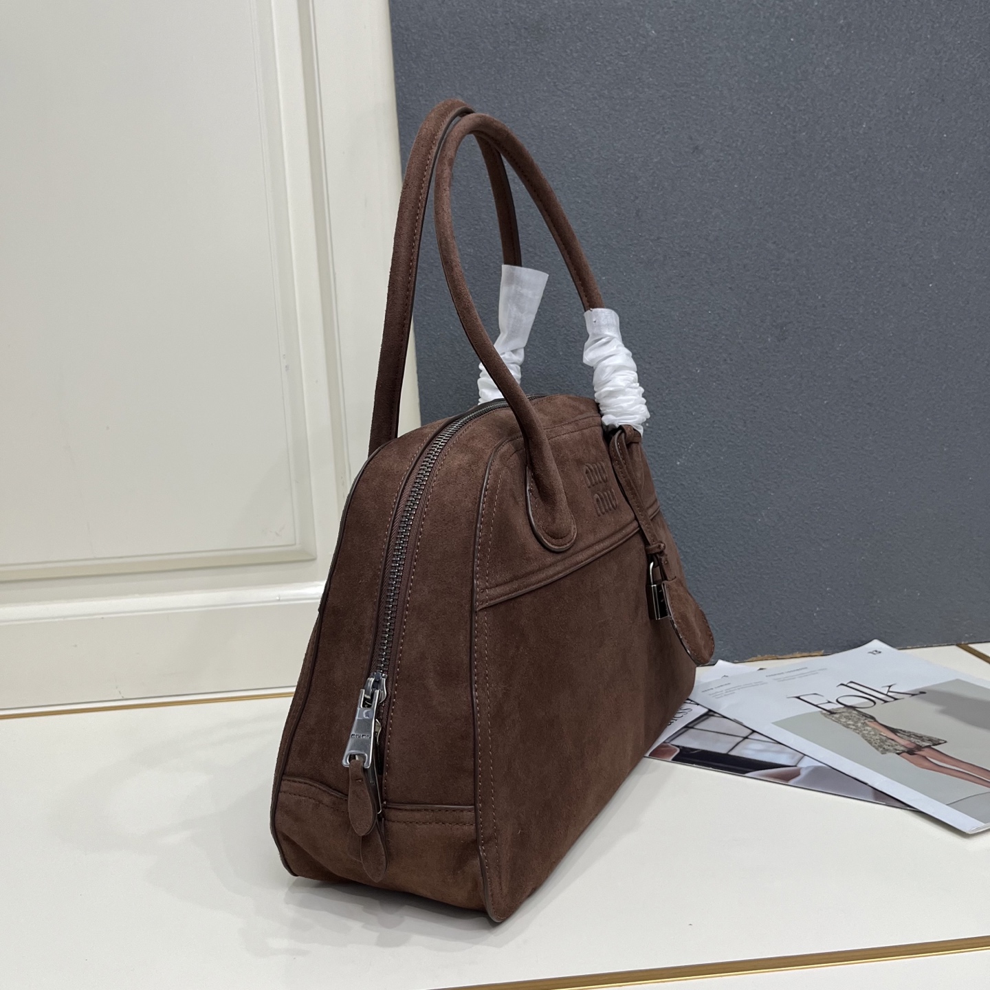 Cheap New MiuMiu high-quality handbag in 217506, $115 USD- [IB217506] - Replica MiuMiu High quality Handbags