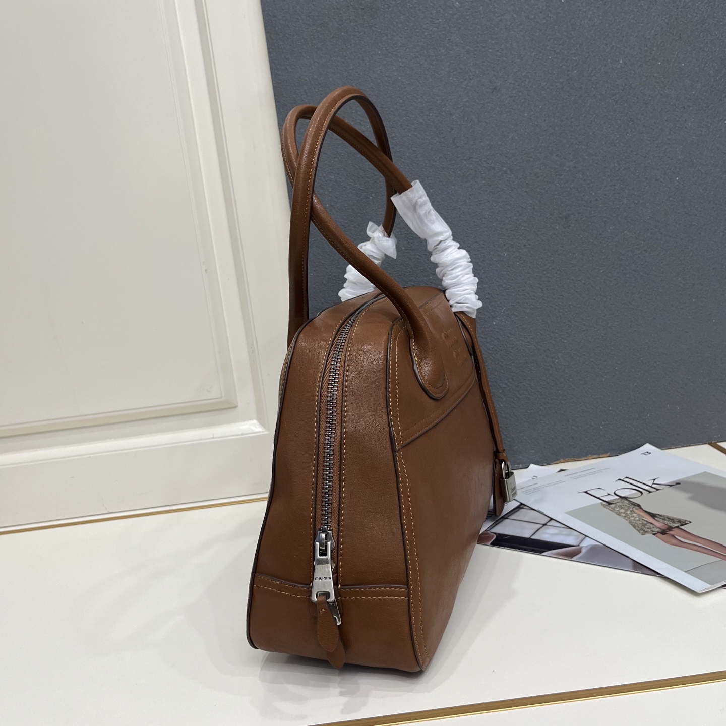 Cheap New MiuMiu high-quality handbag in 217507, $115 USD- [IB217507] - Replica MiuMiu High quality Handbags