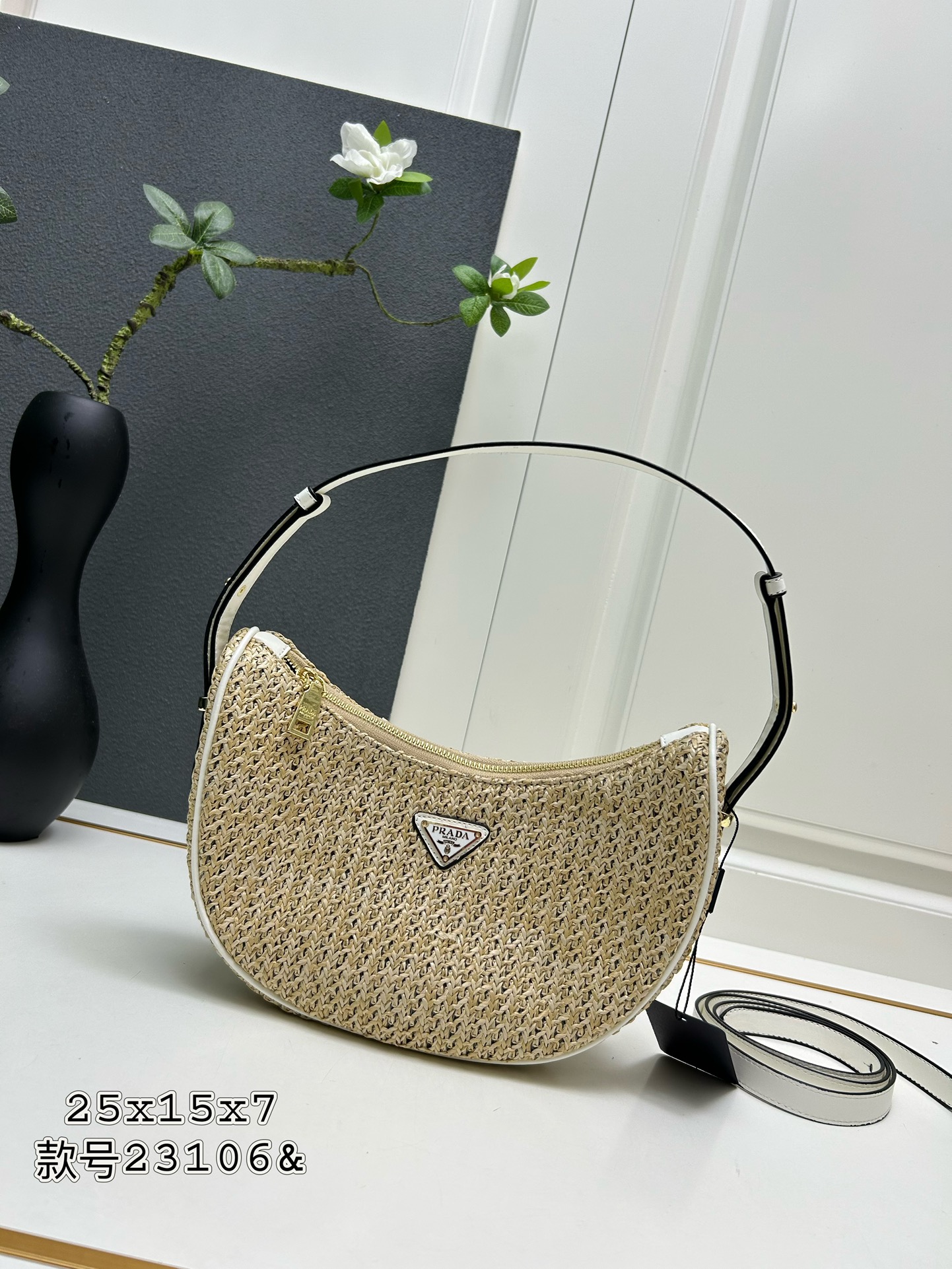 Cheap New Prada high-quality handbag in 217519, $100 USD- [IB217519] - Replica Proda High quality Handbags