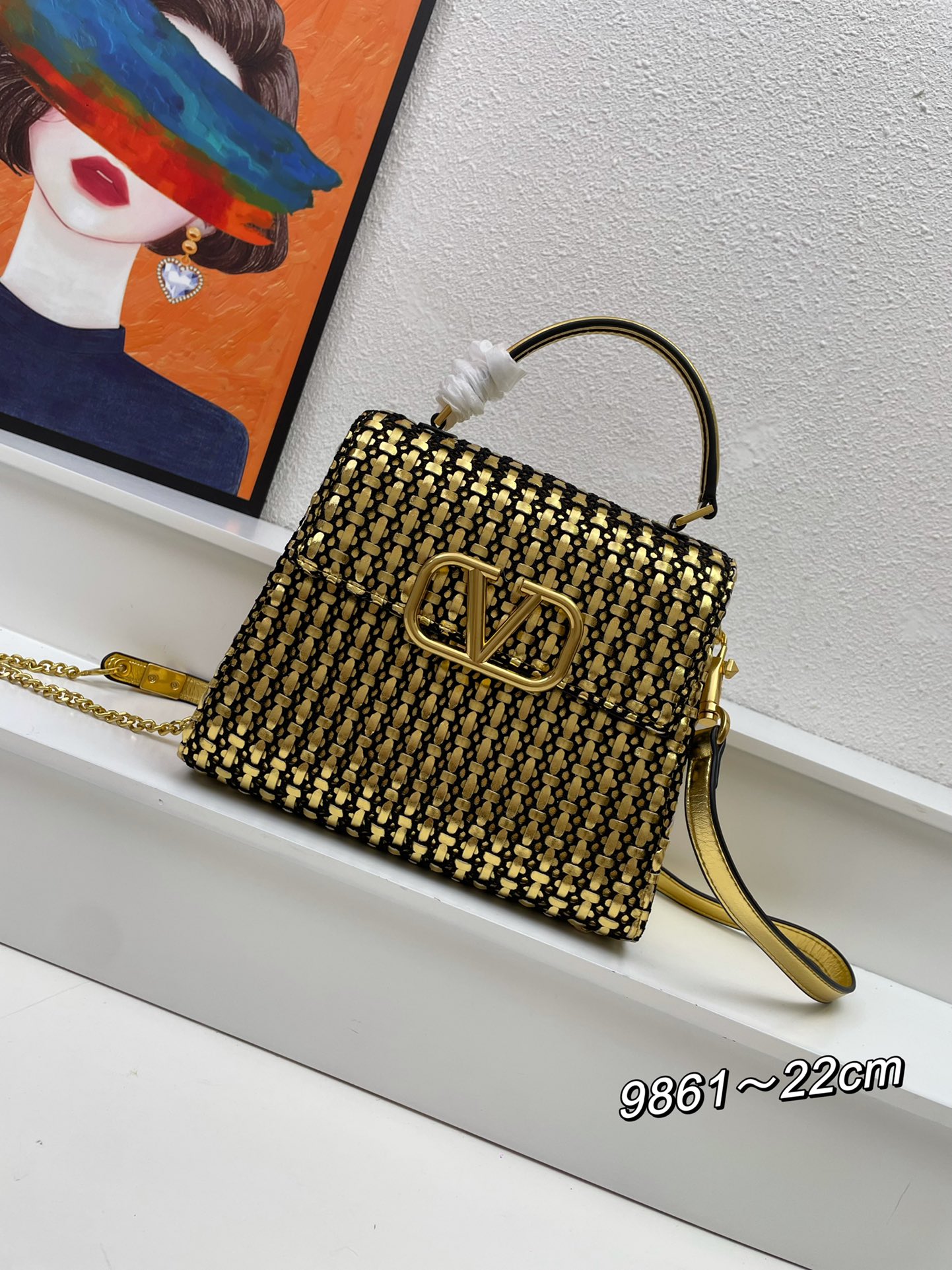 Cheap New Valentino high-quality handbag in 217560, $150 USD- [IB217560] - Replica Valentino AAA quality Handbags
