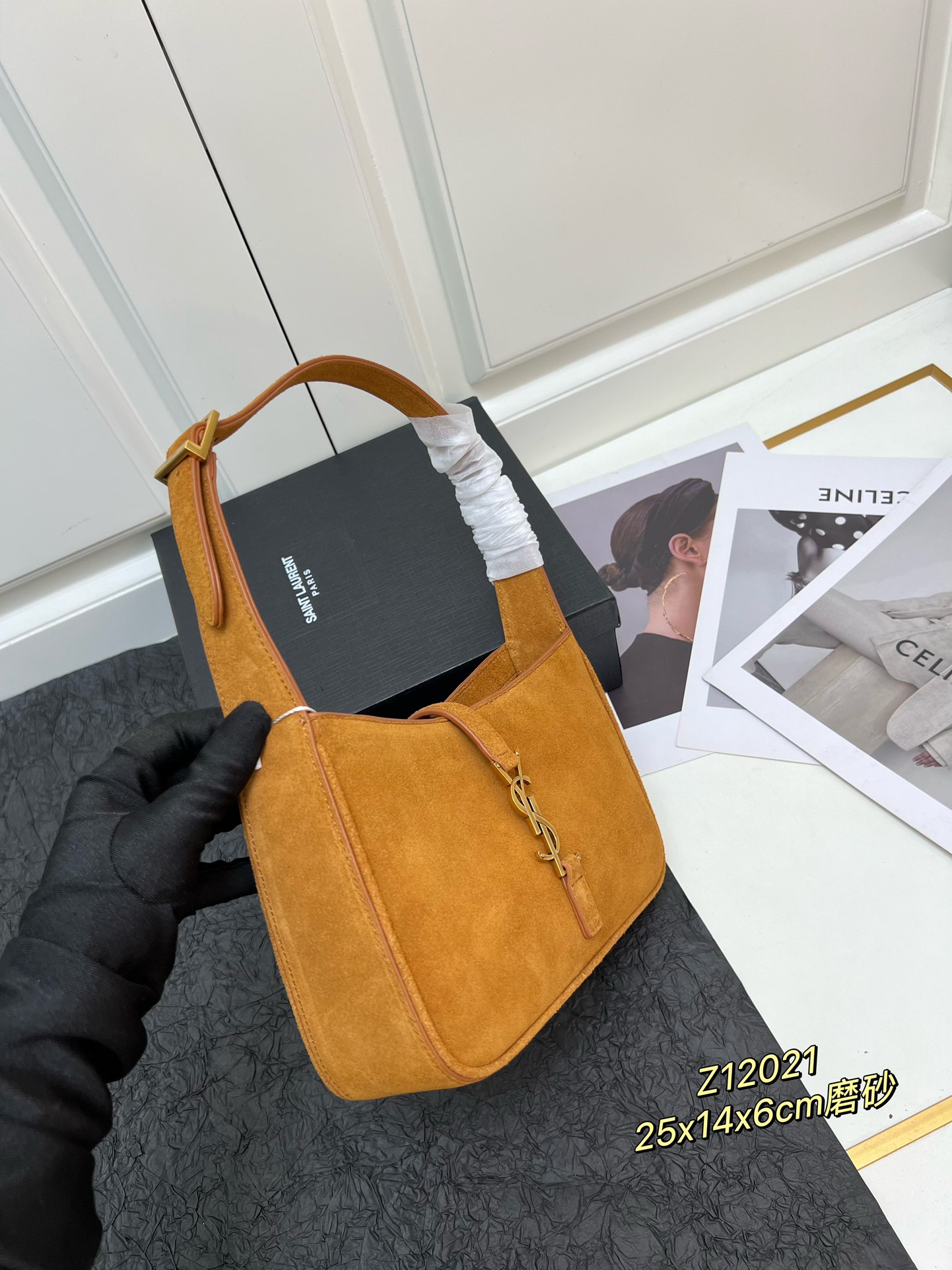 Cheap New YSL high-quality handbag in 217587, $110 USD- [IB217587] - Replica YSL AAA Quality Handbags