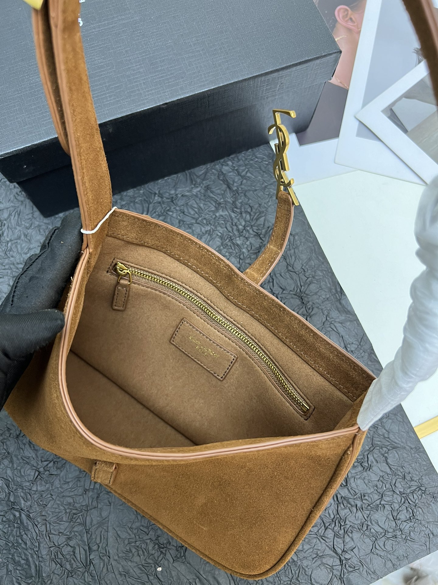 Cheap New YSL high-quality handbag in 217588, $110 USD- [IB217588] - Replica YSL AAA Quality Handbags