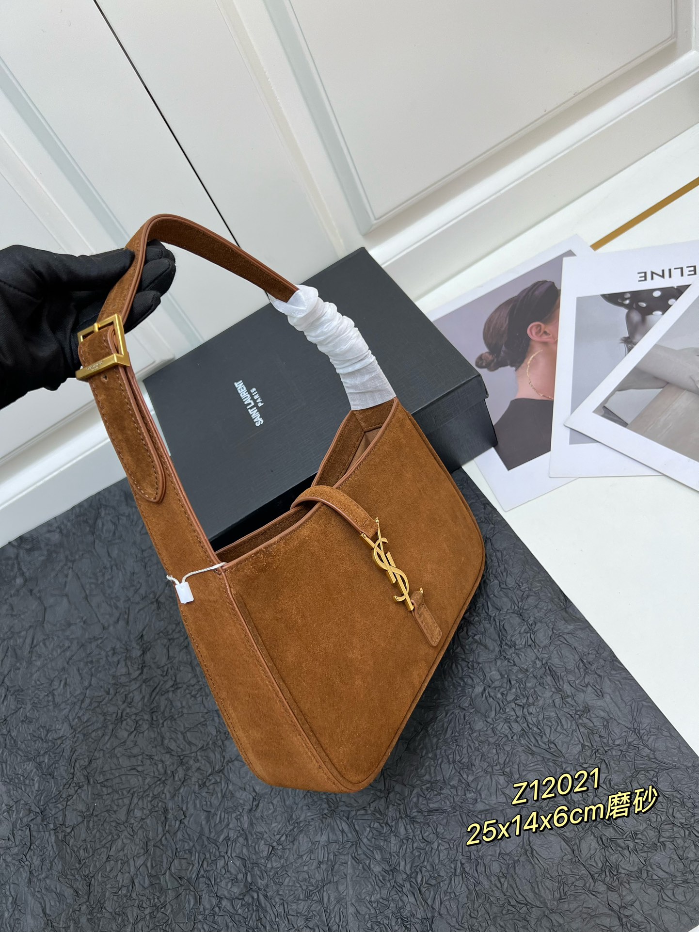 Cheap New YSL high-quality handbag in 217588, $110 USD- [IB217588] - Replica YSL AAA Quality Handbags