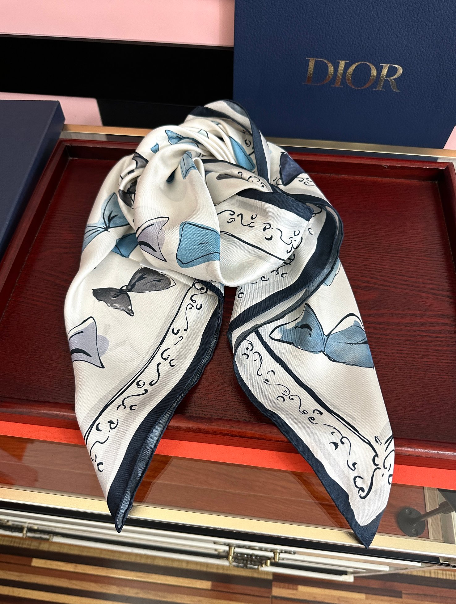 Cheap New Dior high-quality scarf in 217613, $50 USD- [IB217613] - Replica Dior Scarf