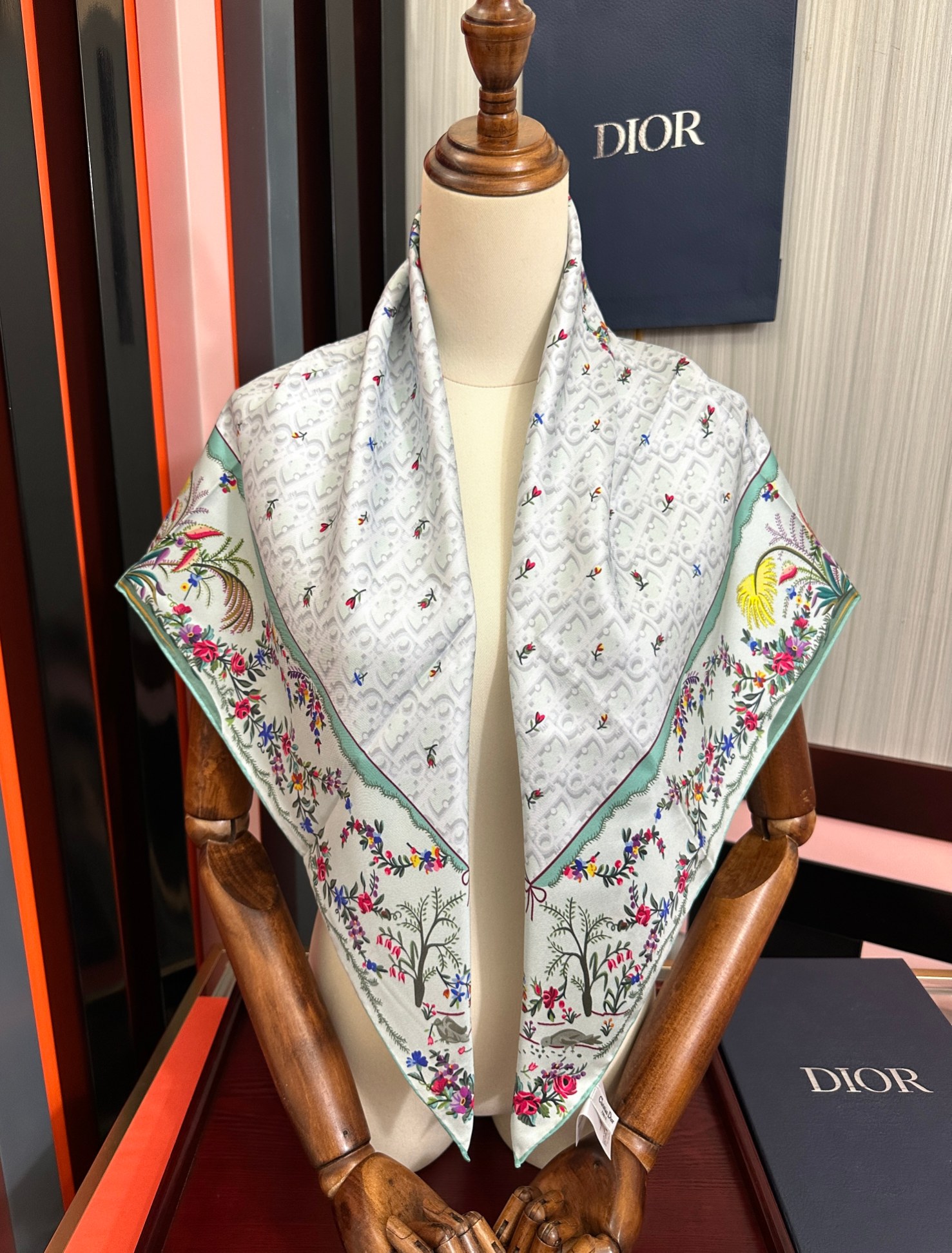 Cheap New Dior high-quality scarf in 217614, $50 USD- [IB217614] - Replica Dior Scarf