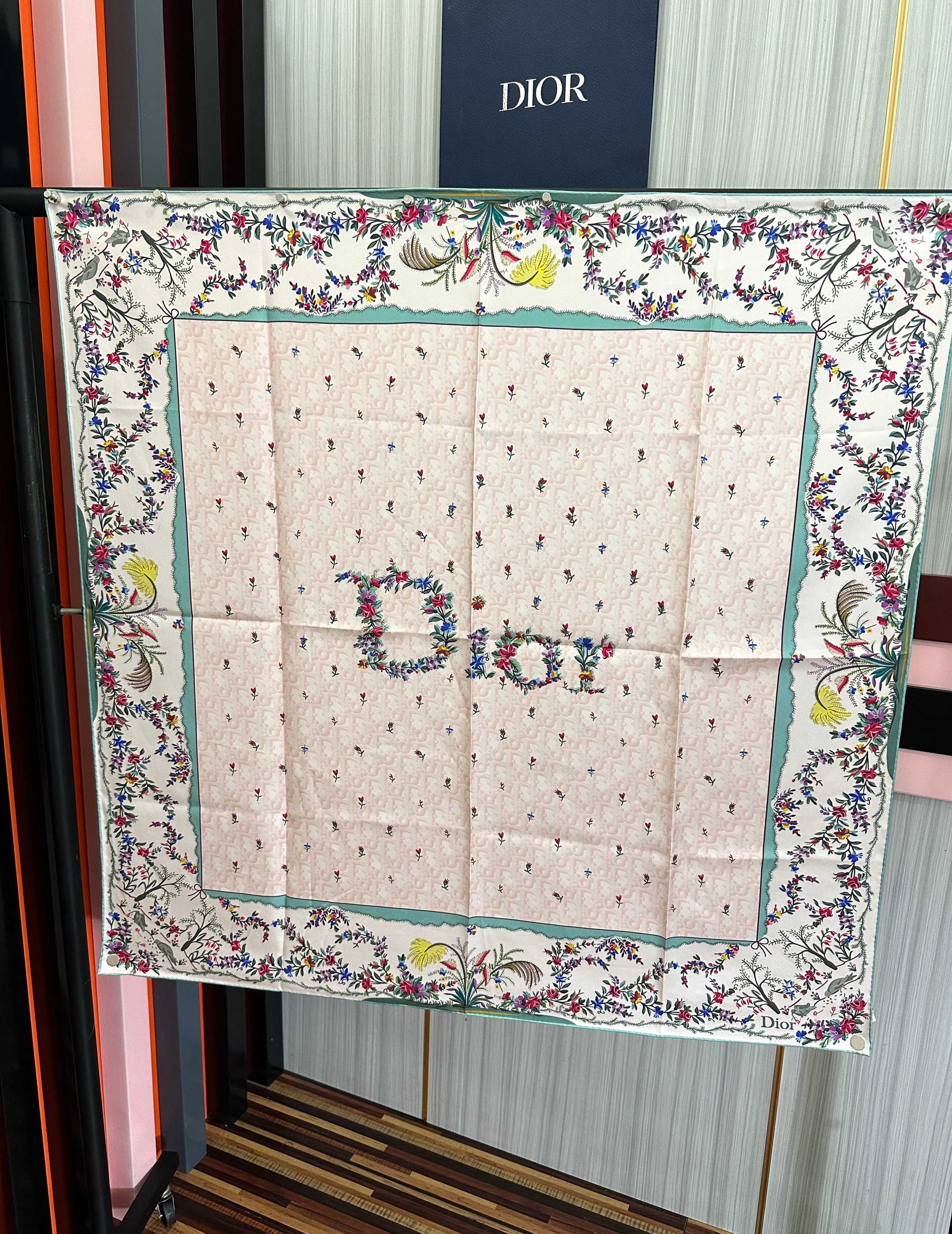 Cheap New Dior high-quality scarf in 217615, $50 USD- [IB217615] - Replica Dior Scarf
