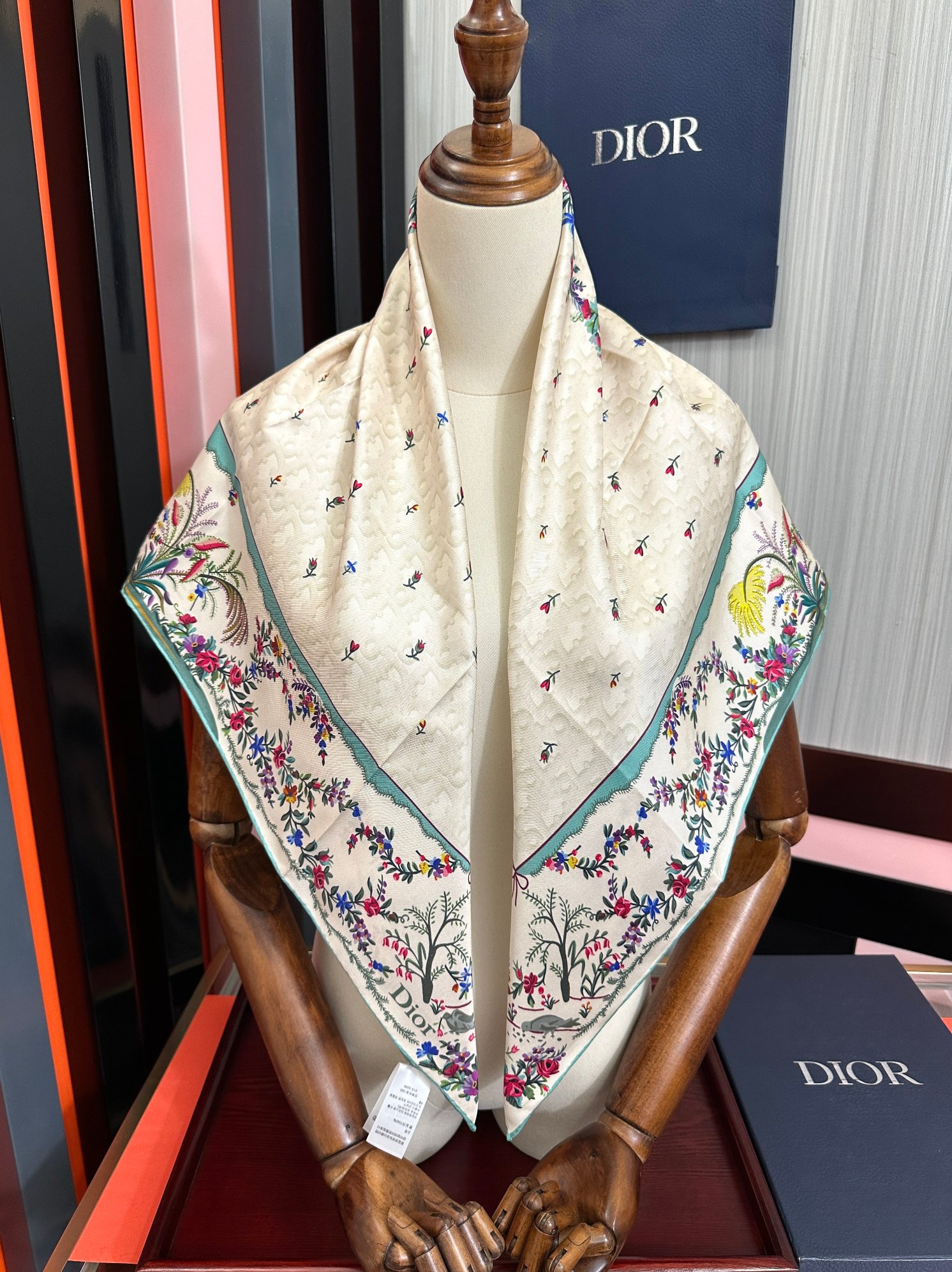 Cheap New Dior high-quality scarf in 217616, $50 USD- [IB217616] - Replica Dior Scarf