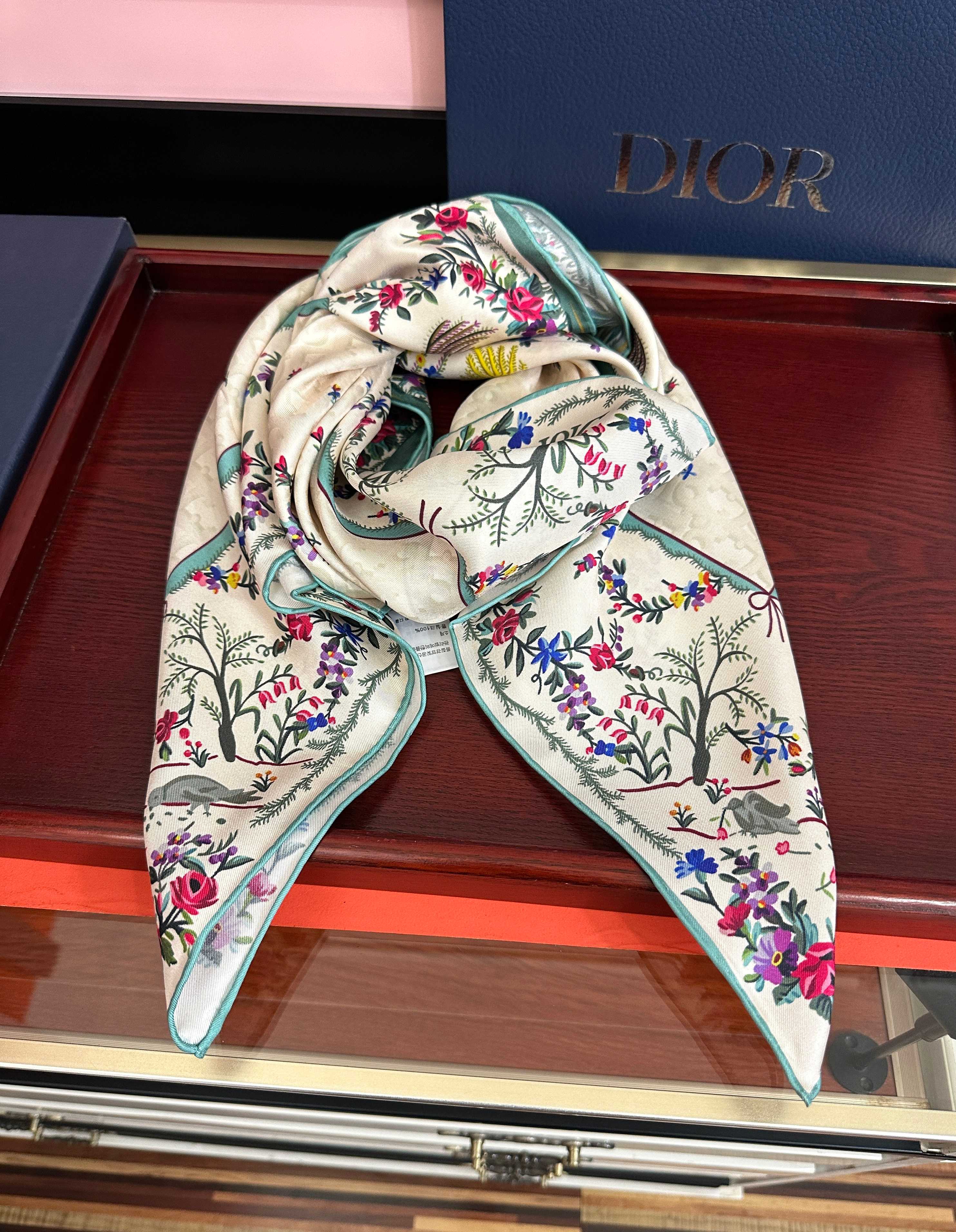 Cheap New Dior high-quality scarf in 217616, $50 USD- [IB217616] - Replica Dior Scarf