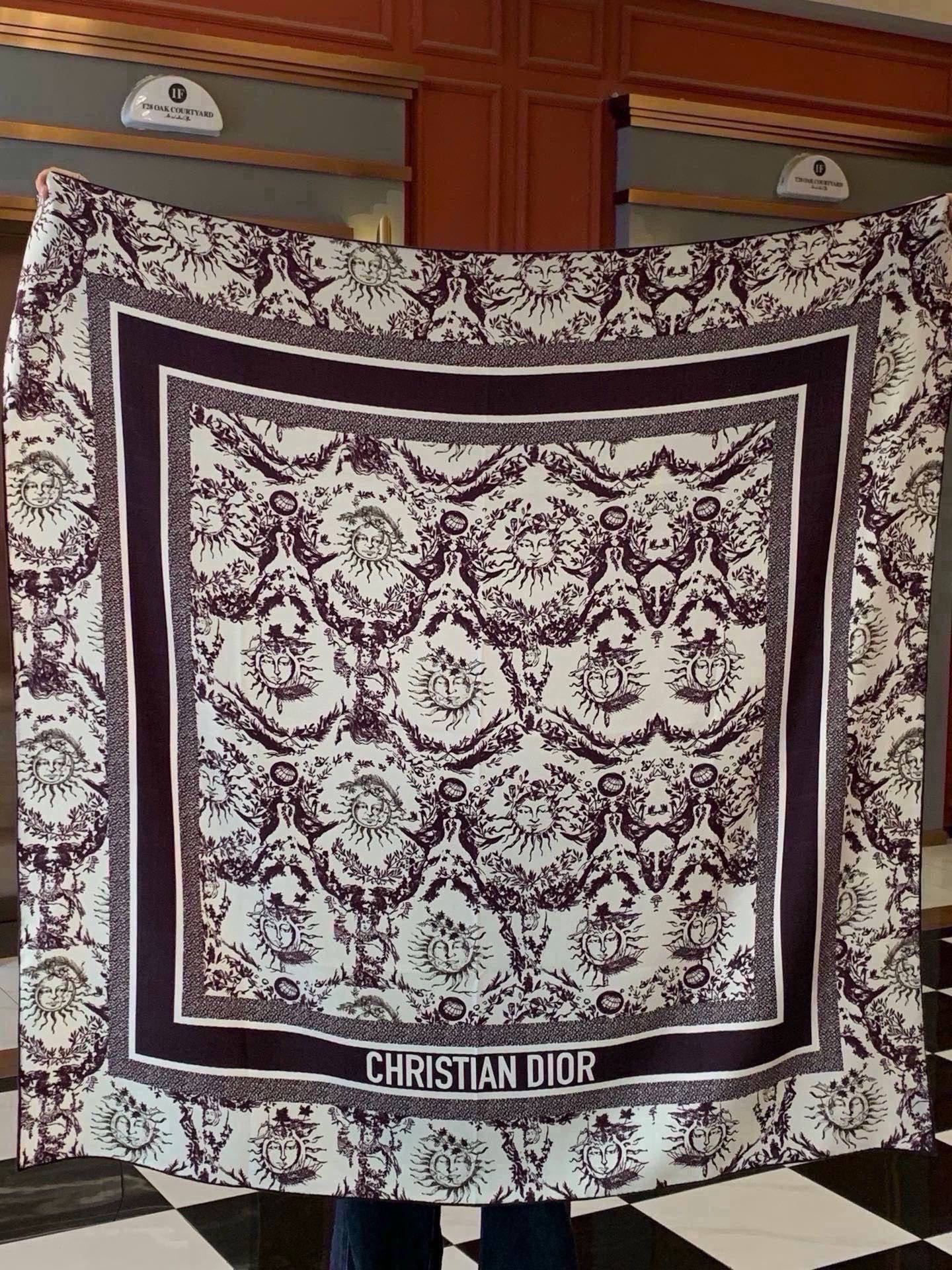 Cheap New Dior high-quality scarf in 217617, $55 USD- [IB217617] - Replica Dior Scarf