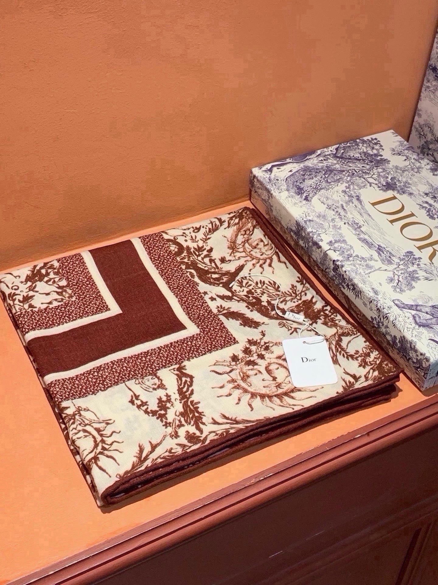 Cheap New Dior high-quality scarf in 217618, $55 USD- [IB217618] - Replica Dior Scarf