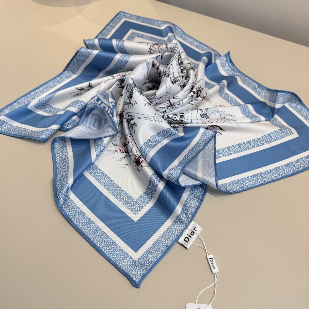 Cheap New Dior high-quality scarf in 217622, $50 USD- [IB217622] - Replica Dior Scarf