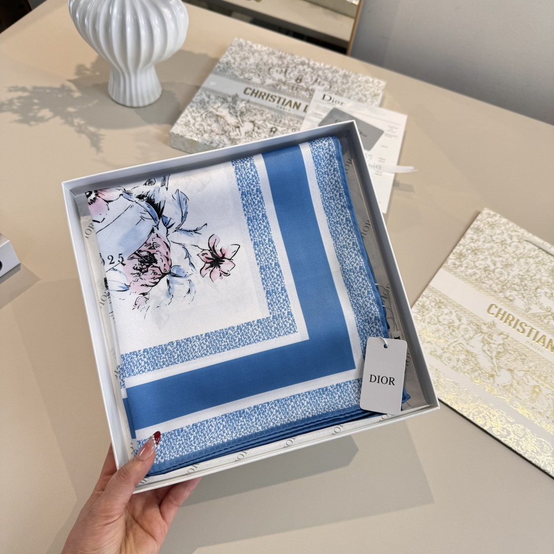 Cheap New Dior high-quality scarf in 217622, $50 USD- [IB217622] - Replica Dior Scarf