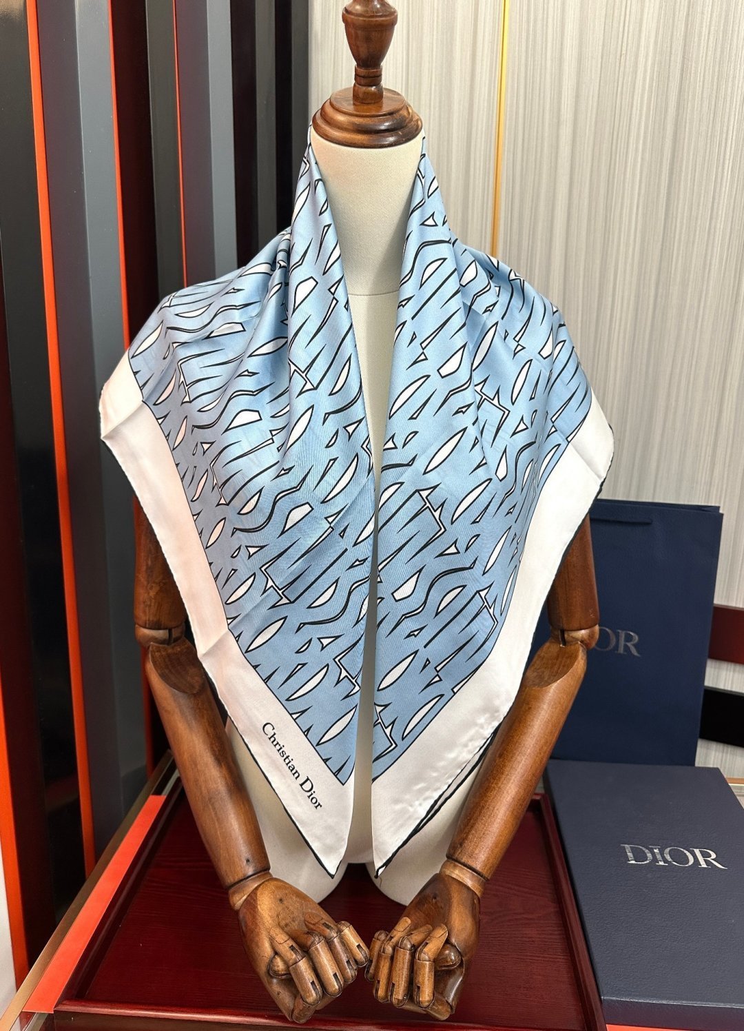 Cheap New Dior high-quality scarf in 217628, $50 USD- [IB217628] - Replica Dior Scarf