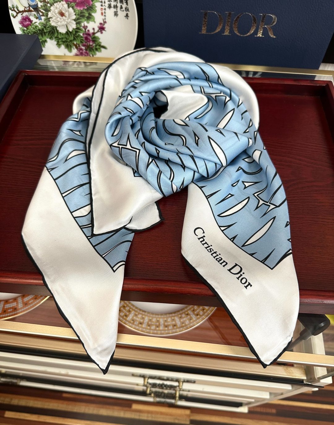 Cheap New Dior high-quality scarf in 217628, $50 USD- [IB217628] - Replica Dior Scarf