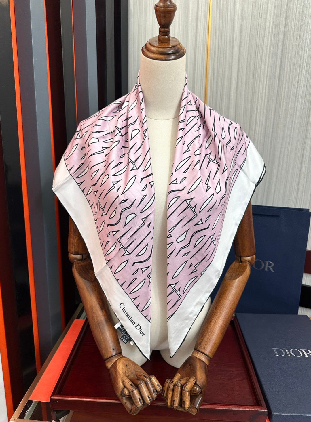 Cheap New Dior high-quality scarf in 217629, $50 USD- [IB217629] - Replica Dior Scarf