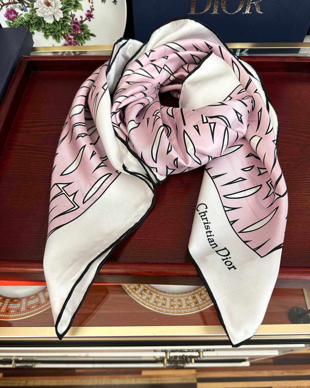 Cheap New Dior high-quality scarf in 217629, $50 USD- [IB217629] - Replica Dior Scarf