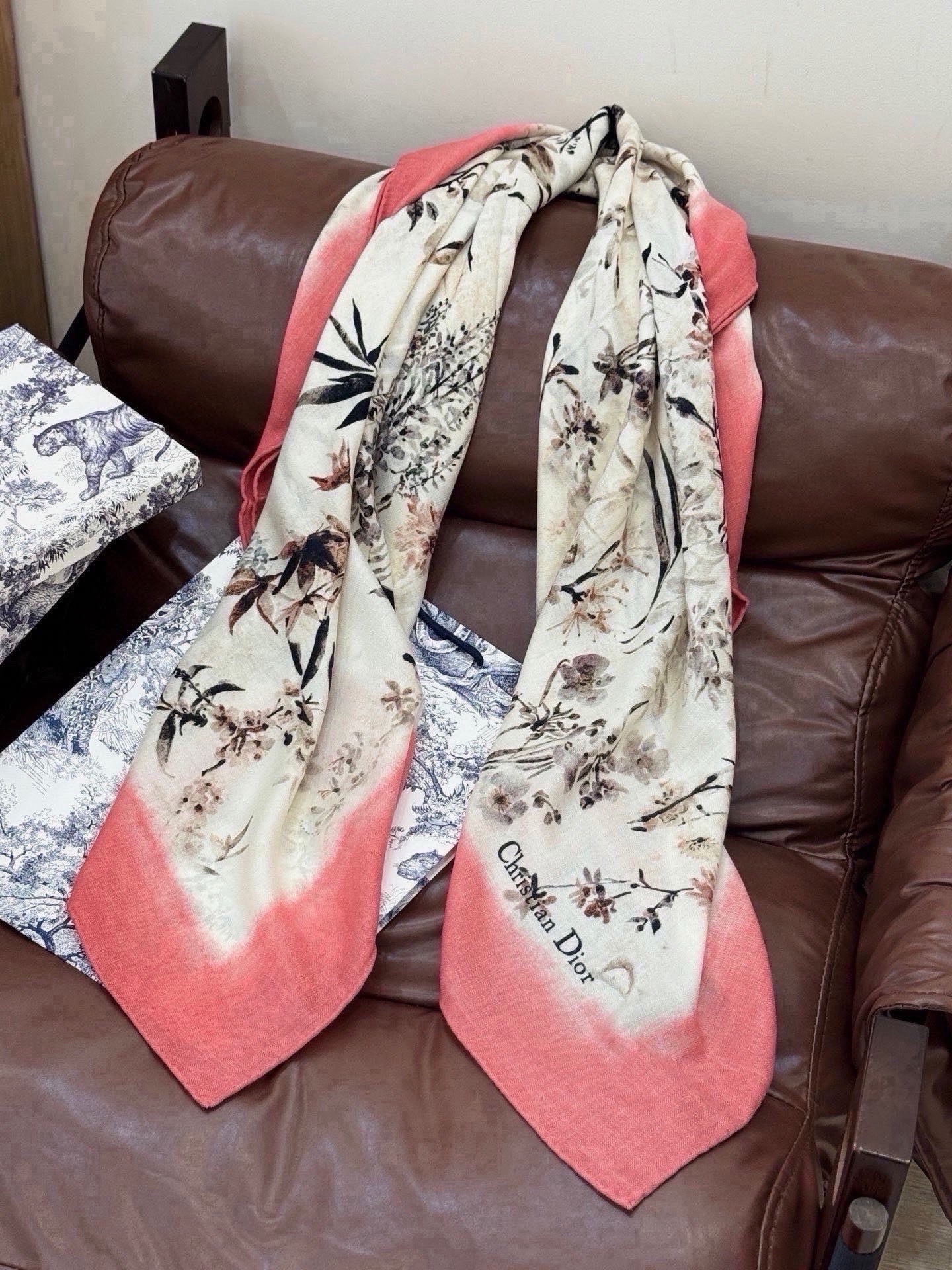 Cheap New Dior high-quality scarf in 217630, $55 USD- [IB217630] - Replica Dior Scarf