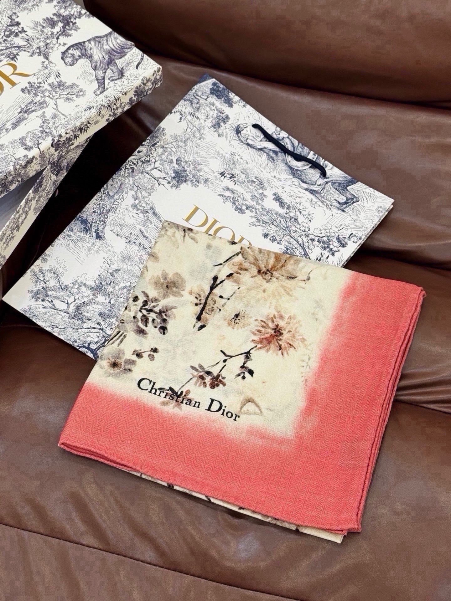 Cheap New Dior high-quality scarf in 217630, $55 USD- [IB217630] - Replica Dior Scarf