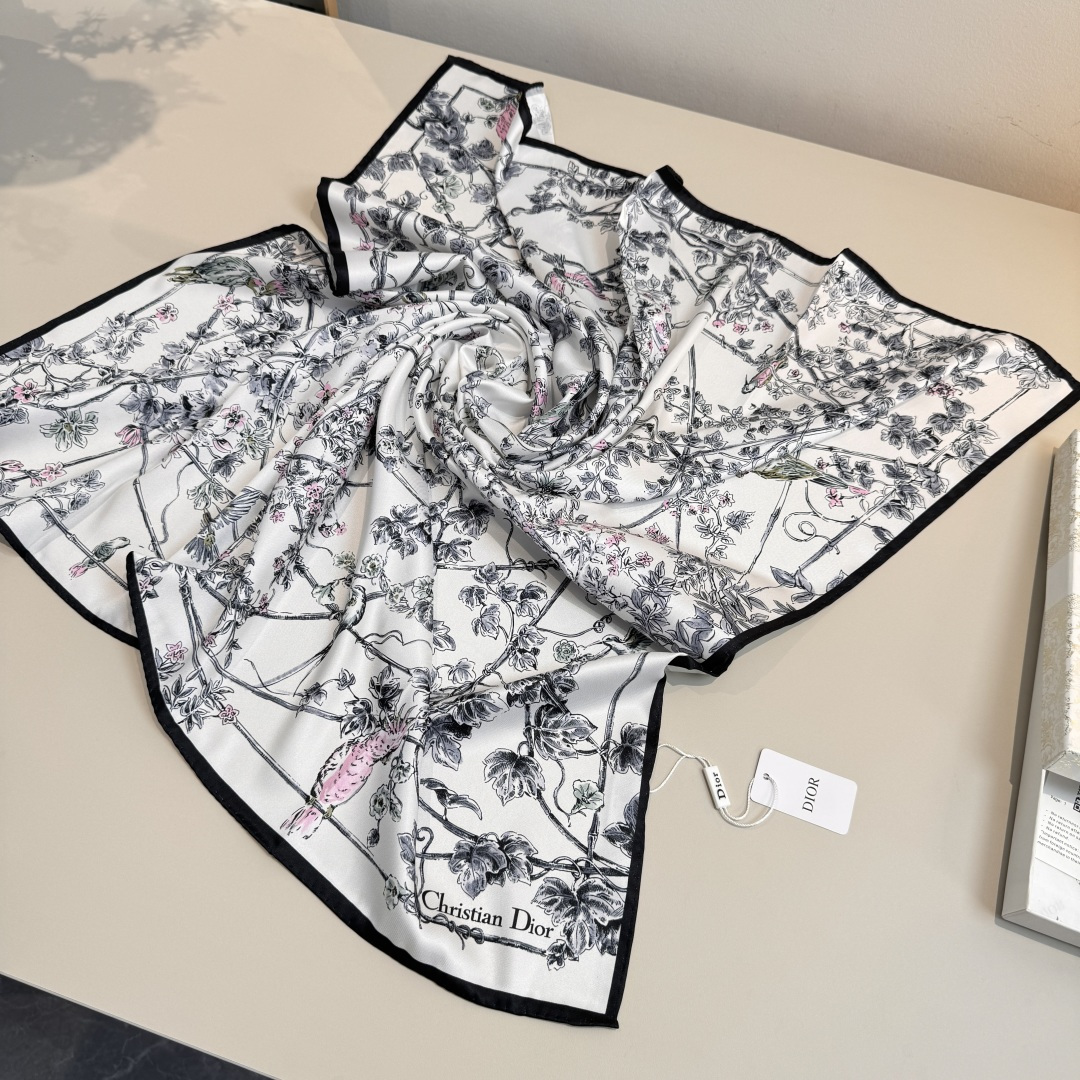 Cheap New Dior high-quality scarf in 217634, $50 USD- [IB217634] - Replica Dior Scarf