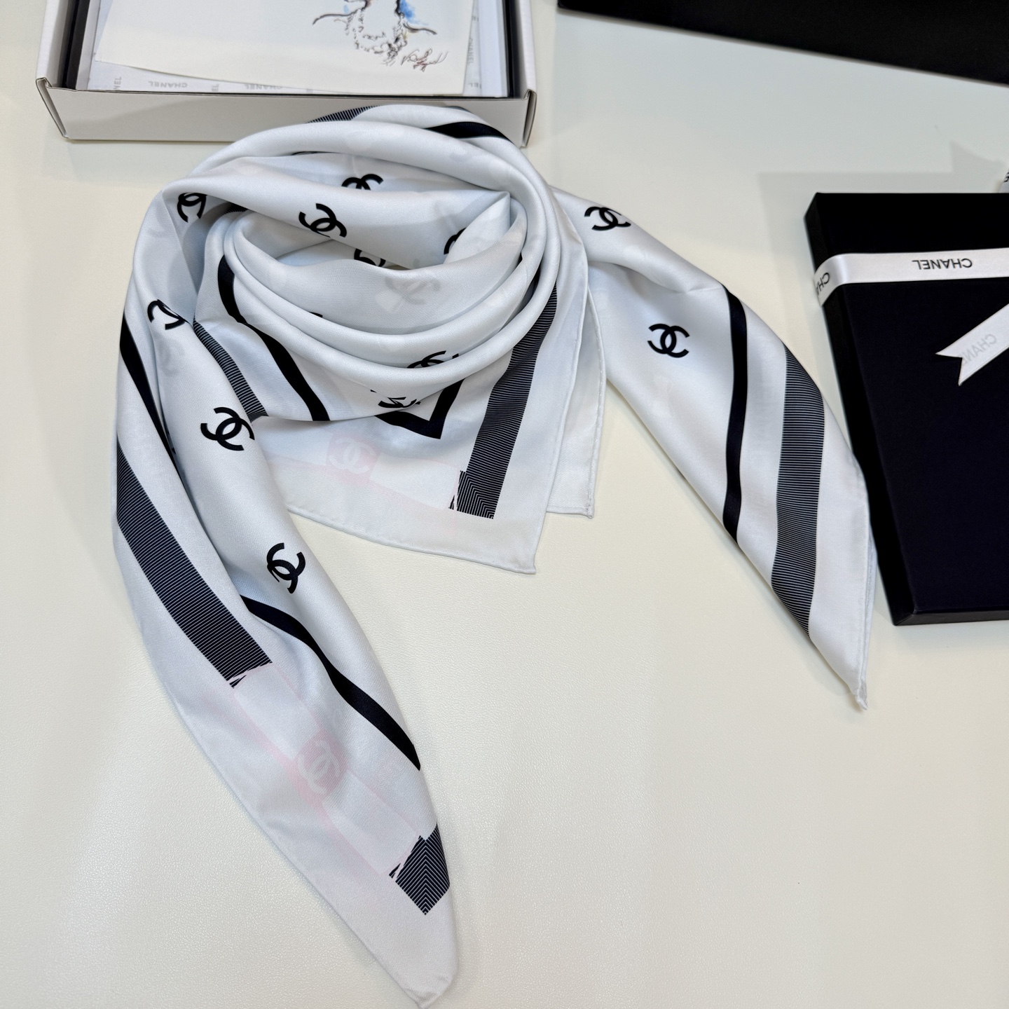 Cheap New  Chanel high-quality scarf in 217641, $50 USD- [IB217641] - Replica Chanel Scarf