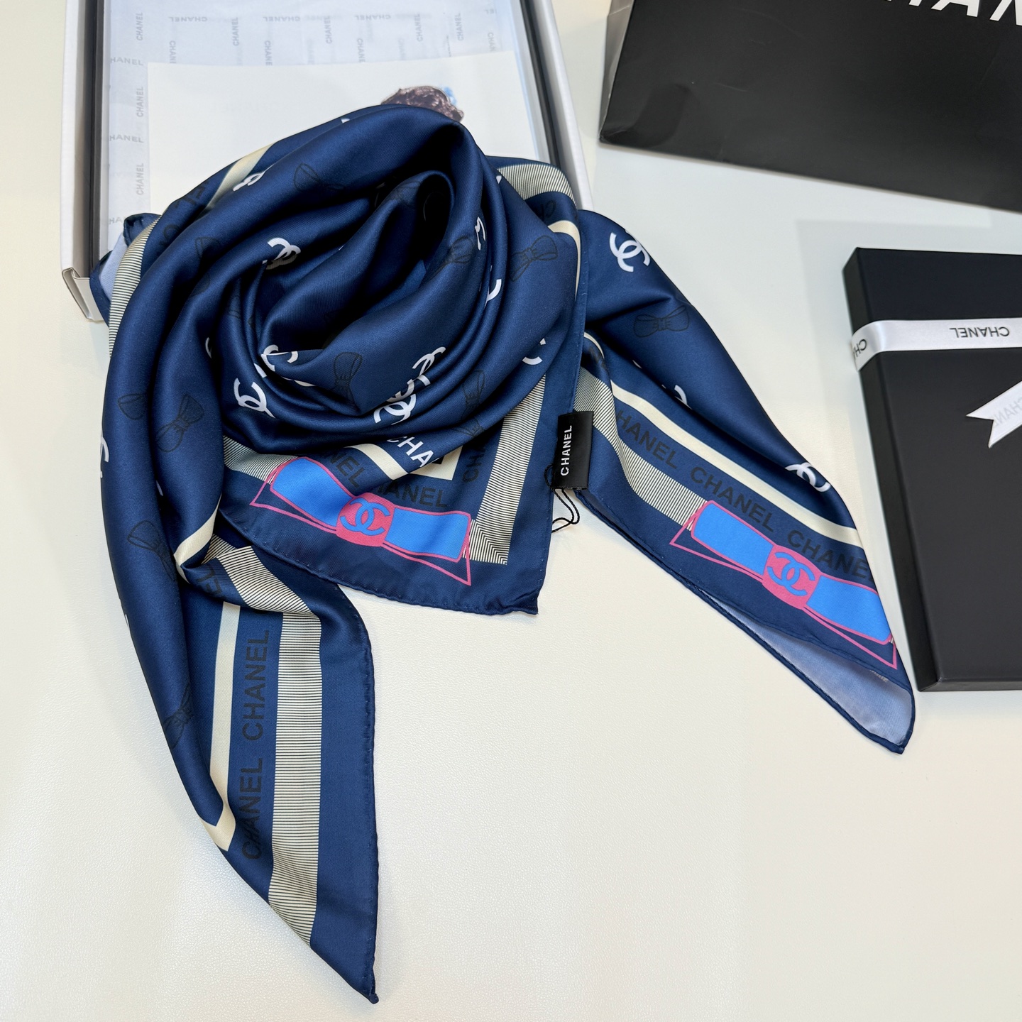 Cheap New  Chanel high-quality scarf in 217644, $50 USD- [IB217644] - Replica Chanel Scarf
