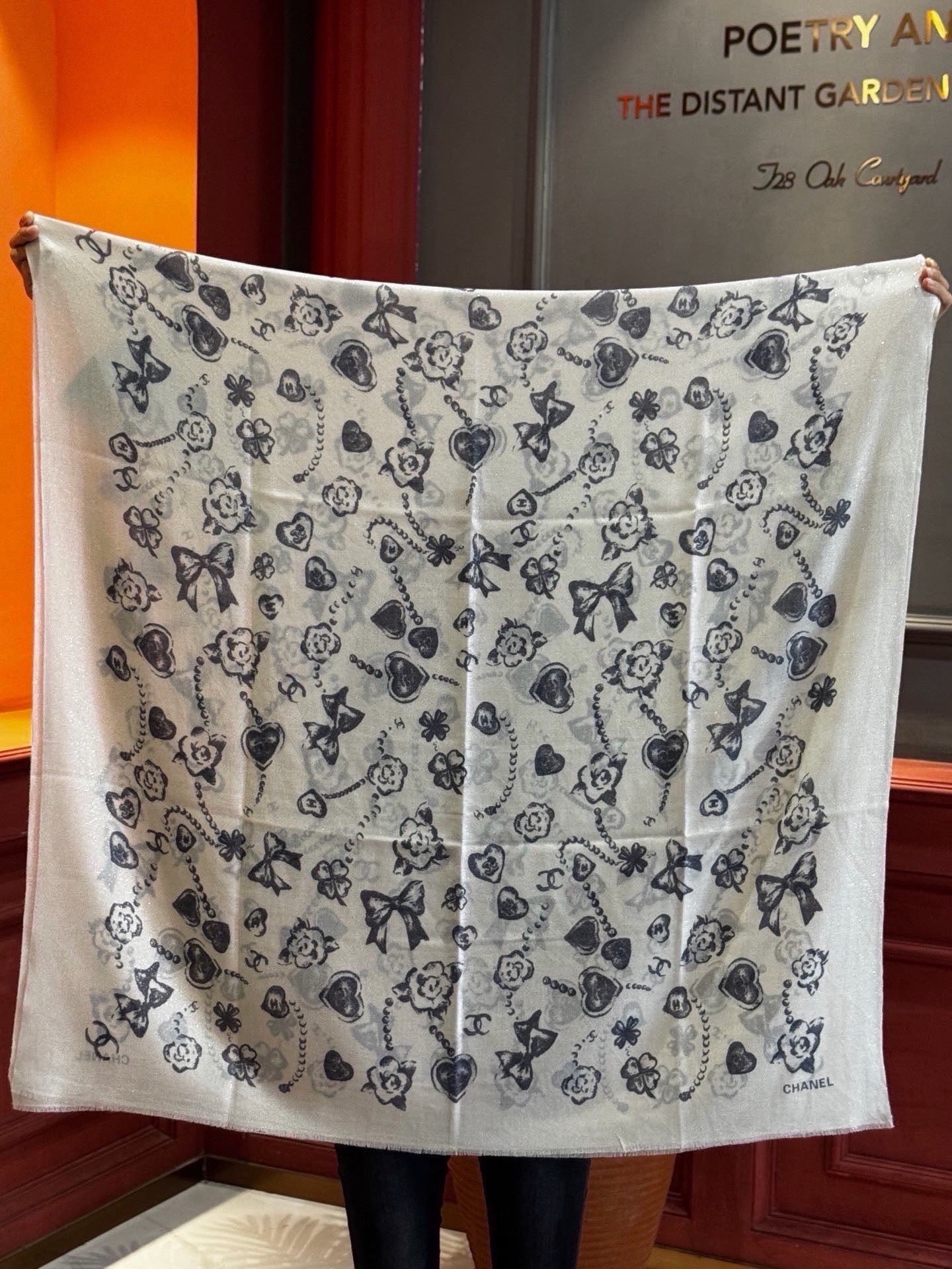 Cheap New  Chanel high-quality scarf in 217650, $55 USD- [IB217650] - Replica Chanel Scarf