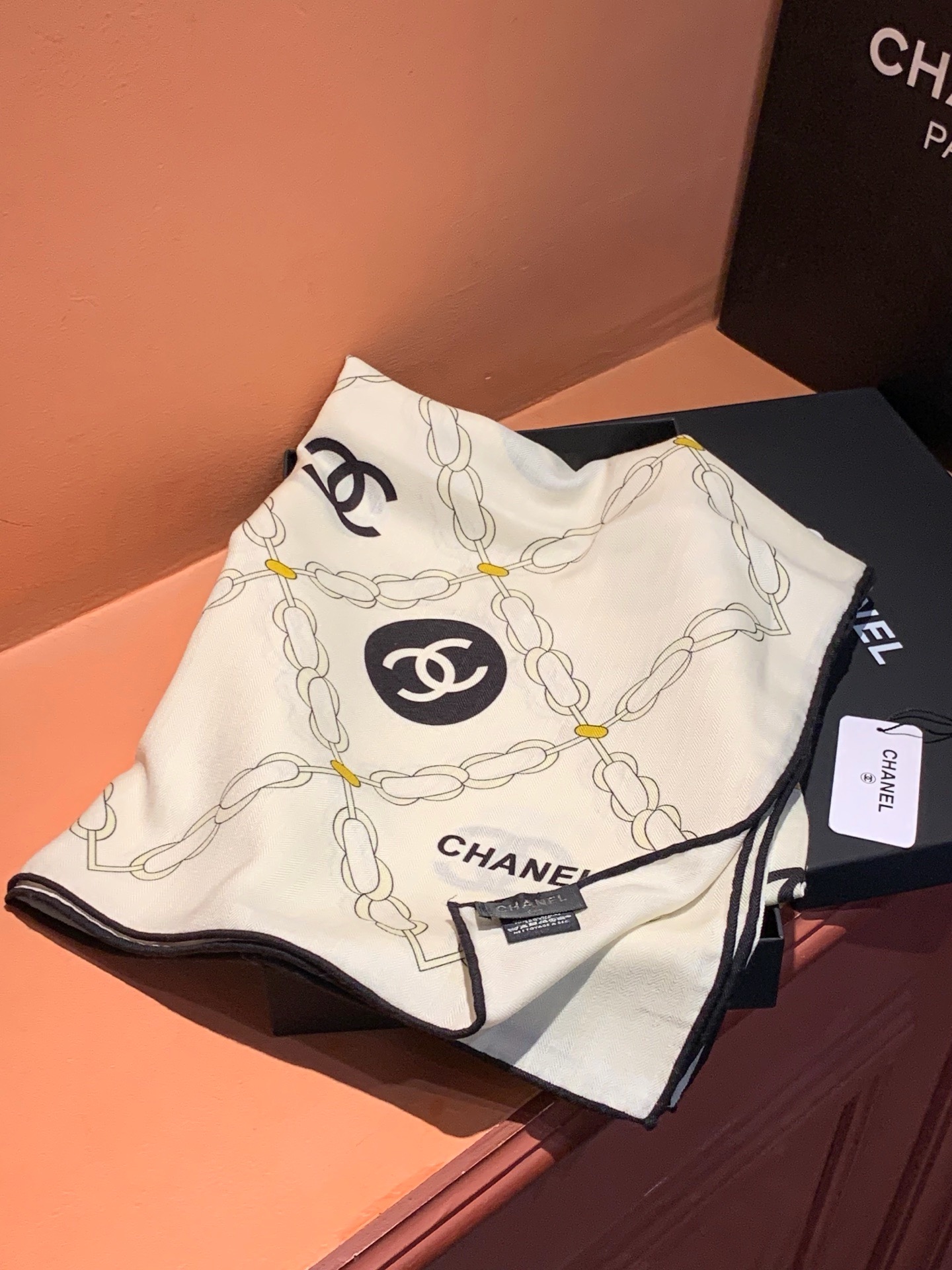 Cheap New  Chanel high-quality scarf in 217652, $55 USD- [IB217652] - Replica Chanel Scarf