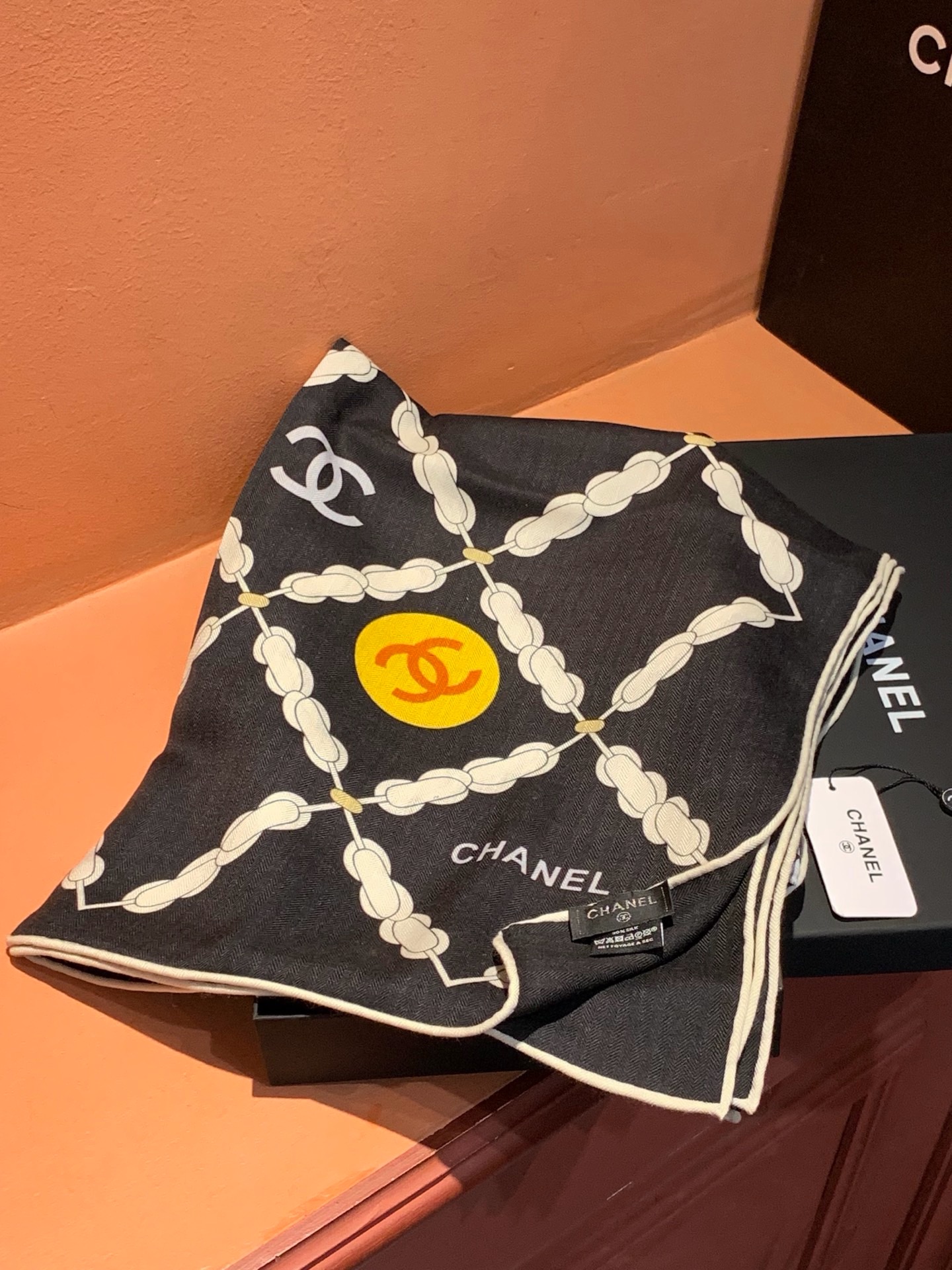 Cheap New  Chanel high-quality scarf in 217653, $55 USD- [IB217653] - Replica Chanel Scarf