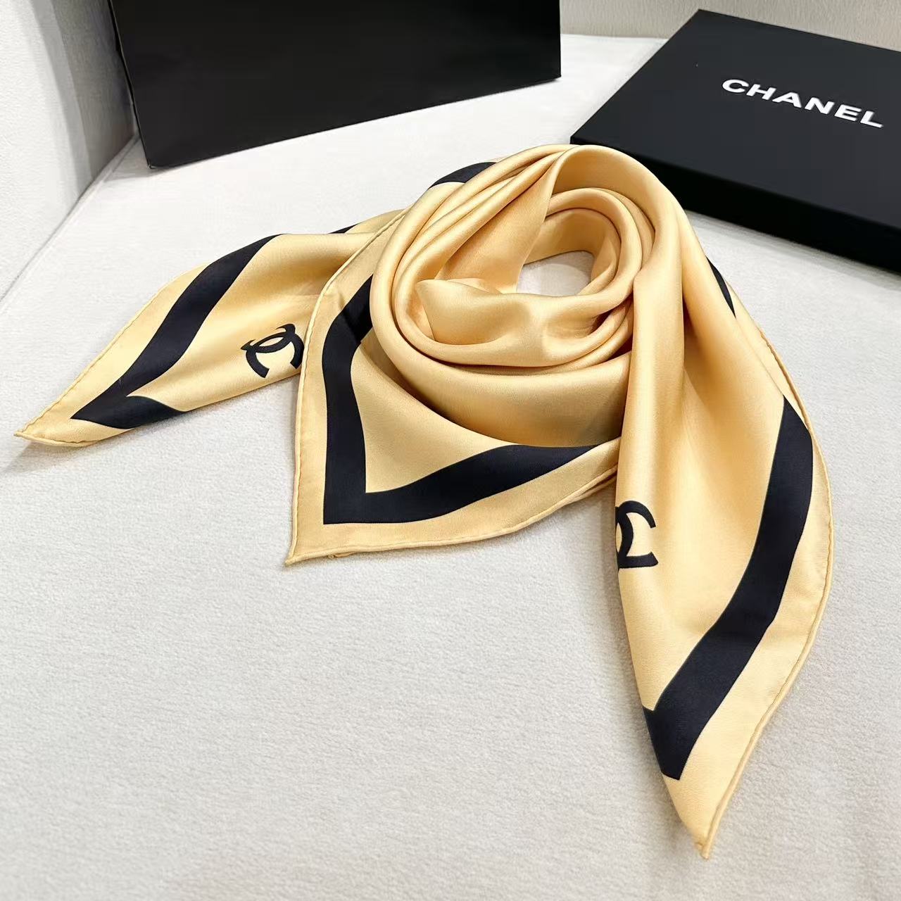 Cheap New  Chanel high-quality scarf in 217656, $55 USD- [IB217656] - Replica Chanel Scarf