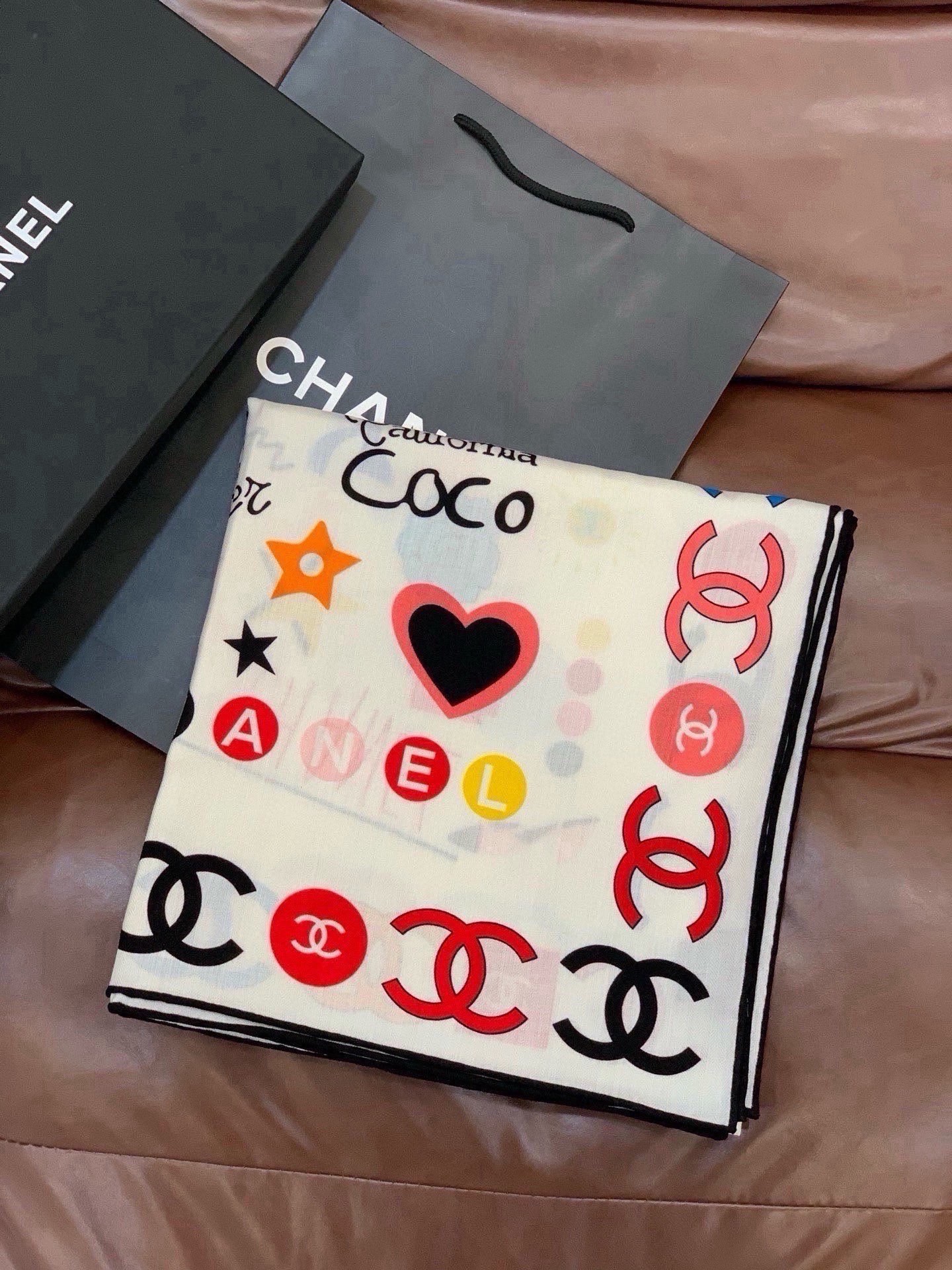 Cheap New  Chanel high-quality scarf in 217659, $55 USD- [IB217659] - Replica Chanel Scarf